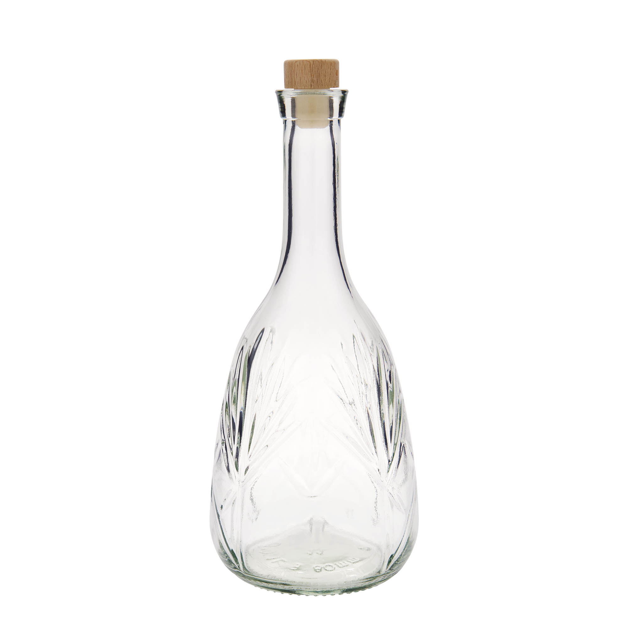 1.000 ml γυάλινο μπουκάλι 'Reliefa', στόμιο: φελλός 1.000 ml γυάλινο μπουκάλι 'Reliefa', στόμιο: φελλός