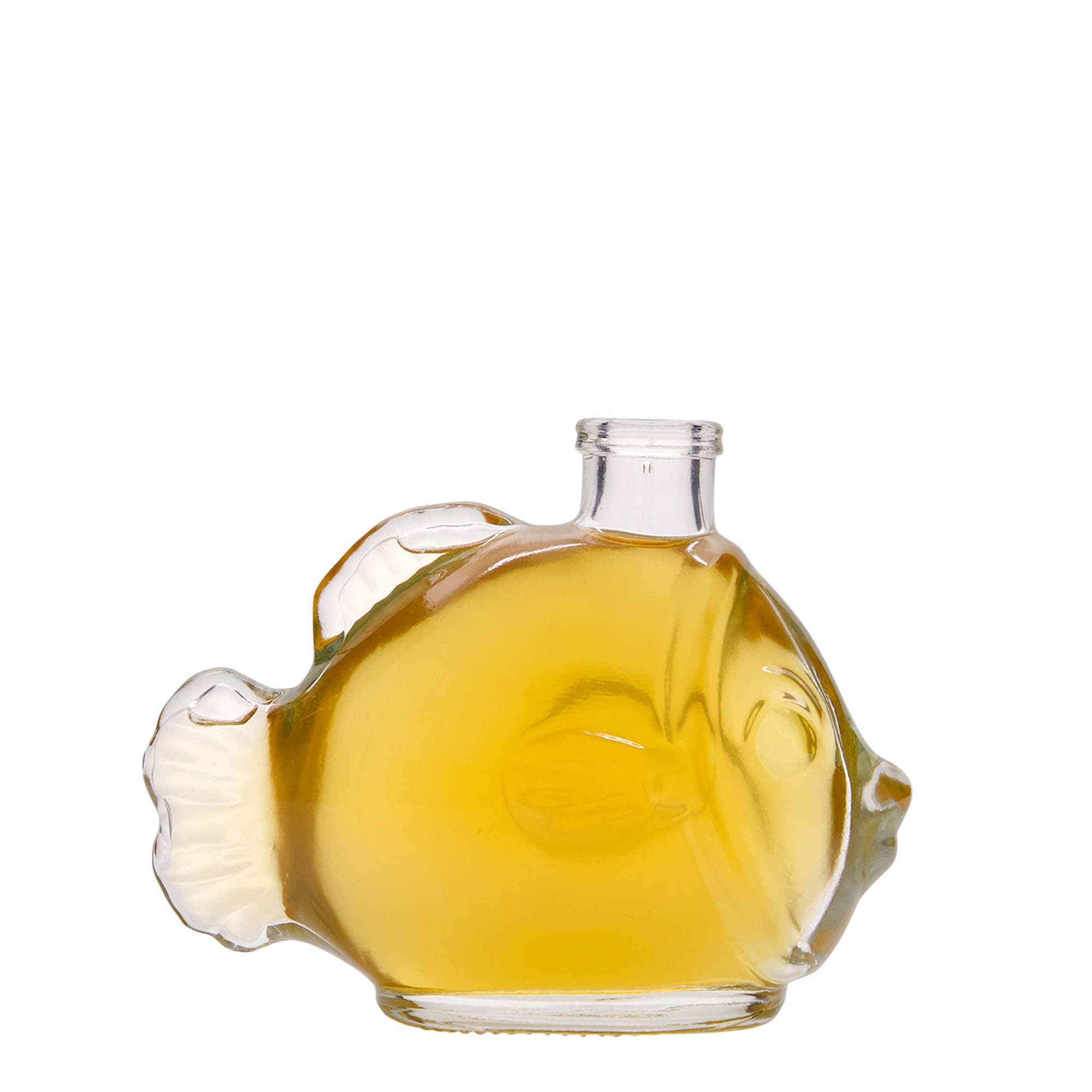 200 ml γυάλινο μπουκάλι 'Ψάρι', στόμιο: φελλός