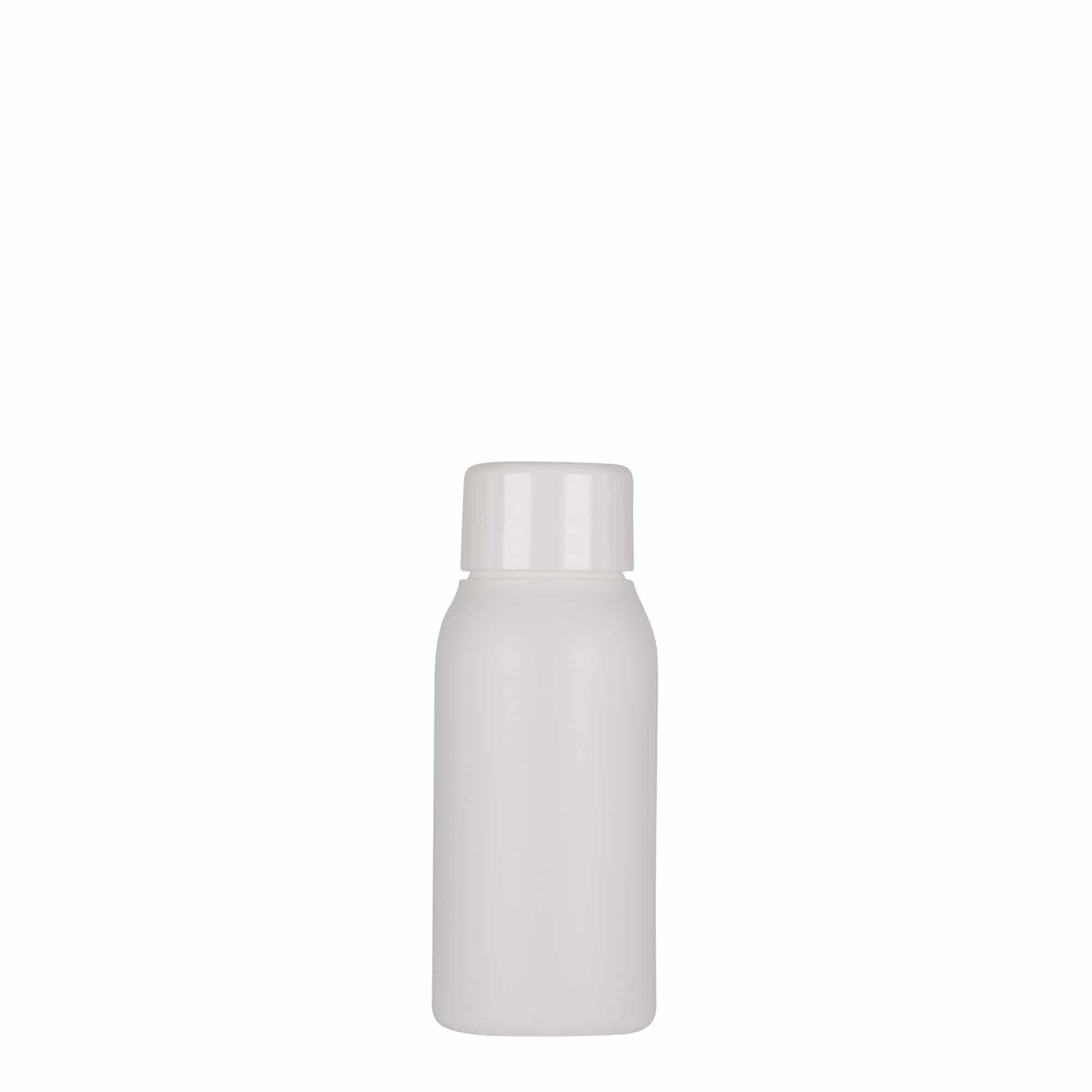 50 ml πλαστικό μπουκάλι 'Tuffy', HDPE, λευκό, στόμιο: 24/410