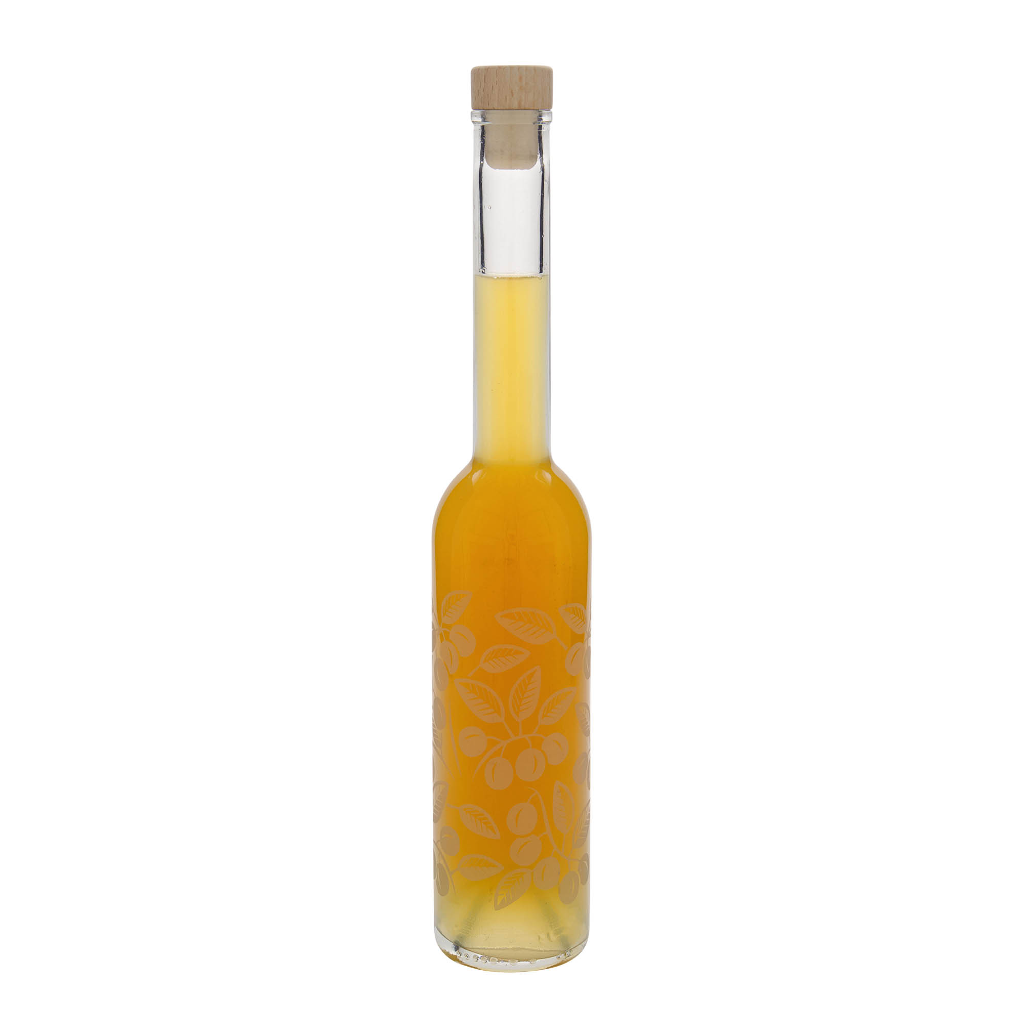 350 ml γυάλινο μπουκάλι 'Opera', σχέδιο: Mirabellen, στόμιο: φελλός