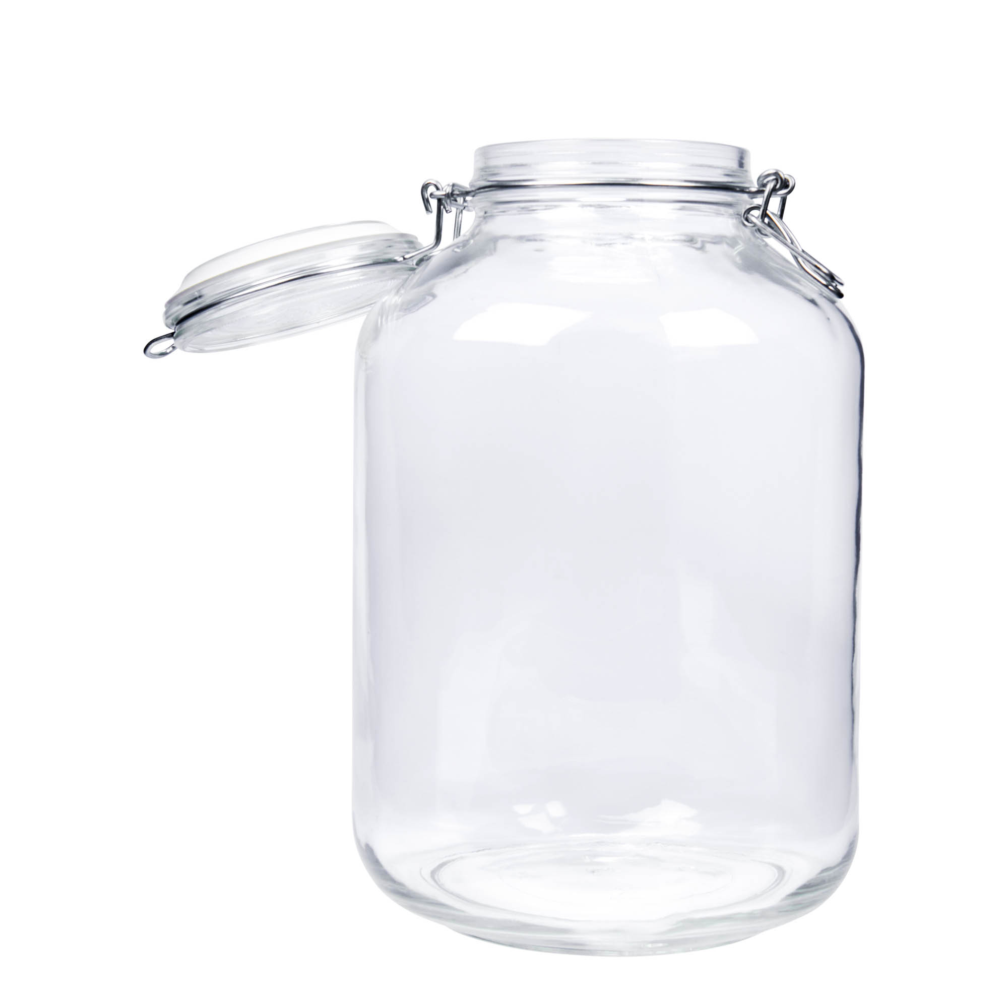 5.000 ml γυάλινο βάζο με σύρμα κλίπ 'Fido', στόμιο: κλείσιμο με σύρμα κλίπ 5.000 ml γυάλινο βάζο με σύρμα κλίπ 'Fido', στόμιο: κλείσιμο με σύρμα κλίπ