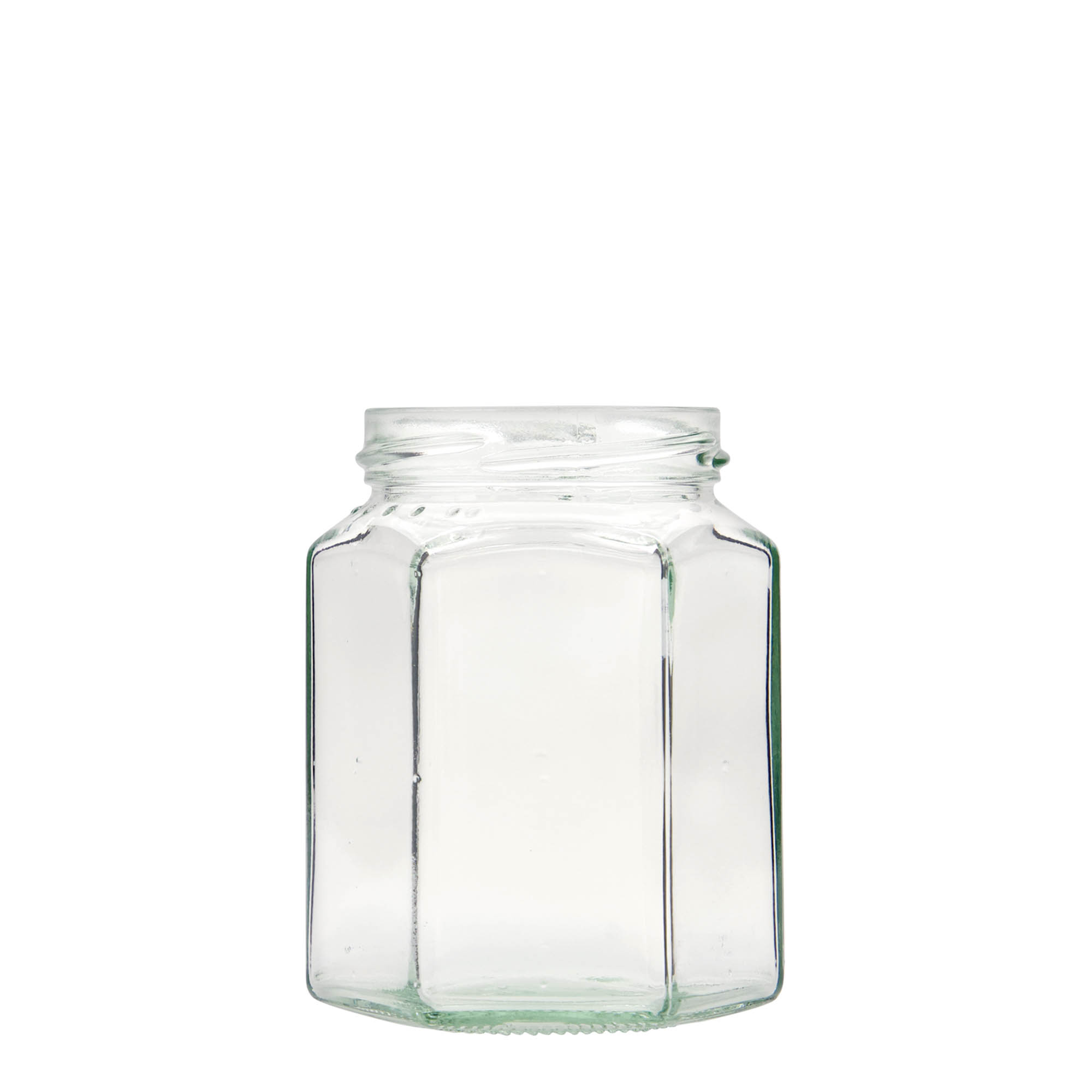 288 ml γυάλινο εξαγωνικό βάζο, στόμιο: Twist-Off (TO 63) 288 ml γυάλινο εξαγωνικό βάζο, στόμιο: Twist-Off (TO 63)