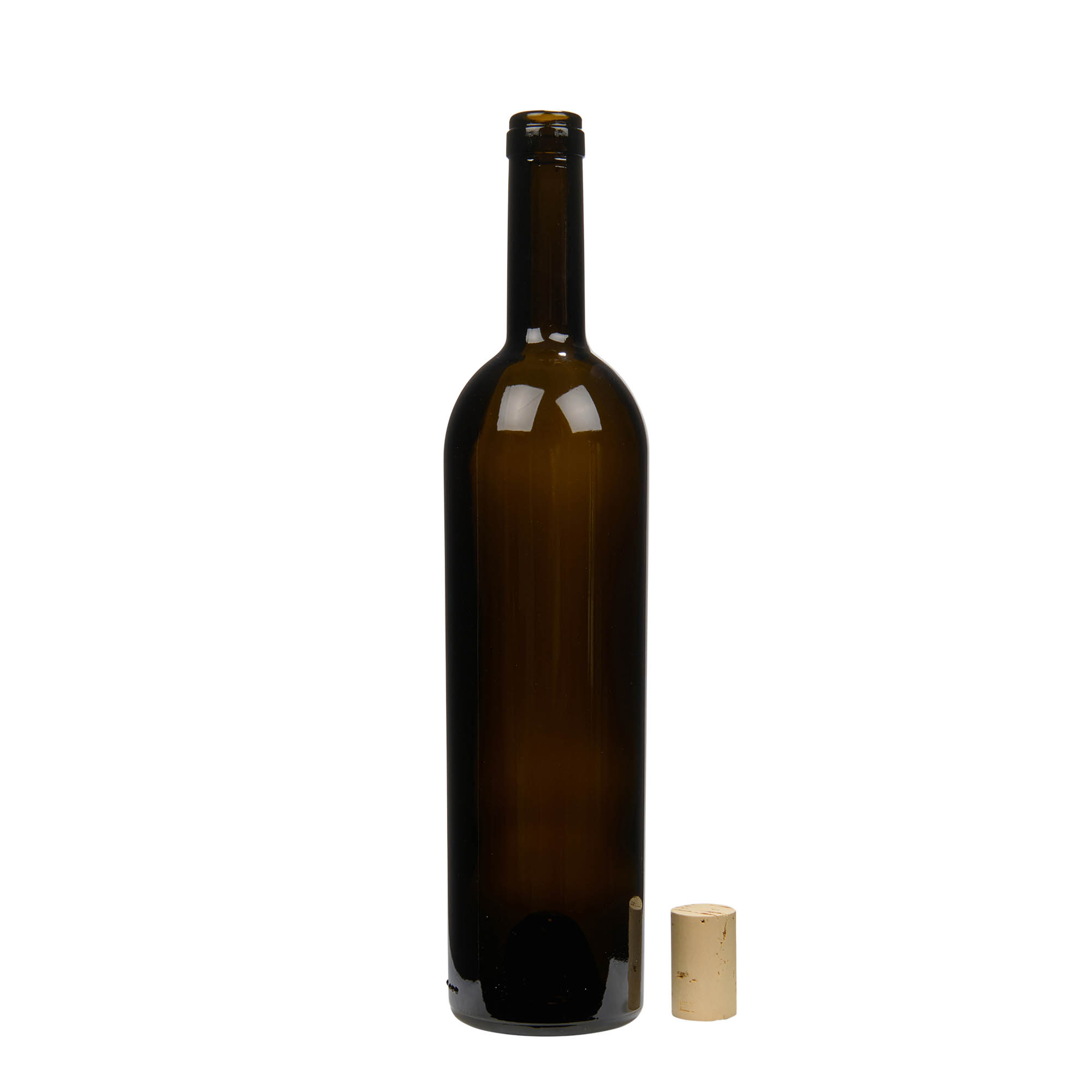 750 ml μπουκάλι κρασιού 'Liberty', παλαιωμένο πράσινο, στόμιο: φελλός