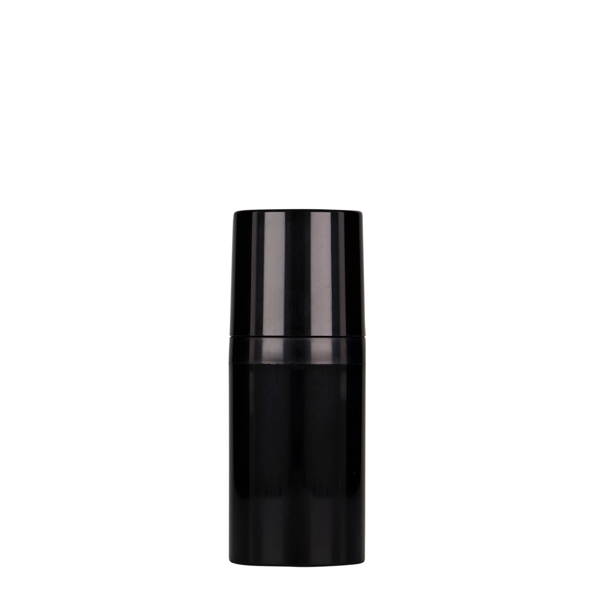 30 ml Airless διανομέας 'Mezzo', πλαστικό PP, μαύρο