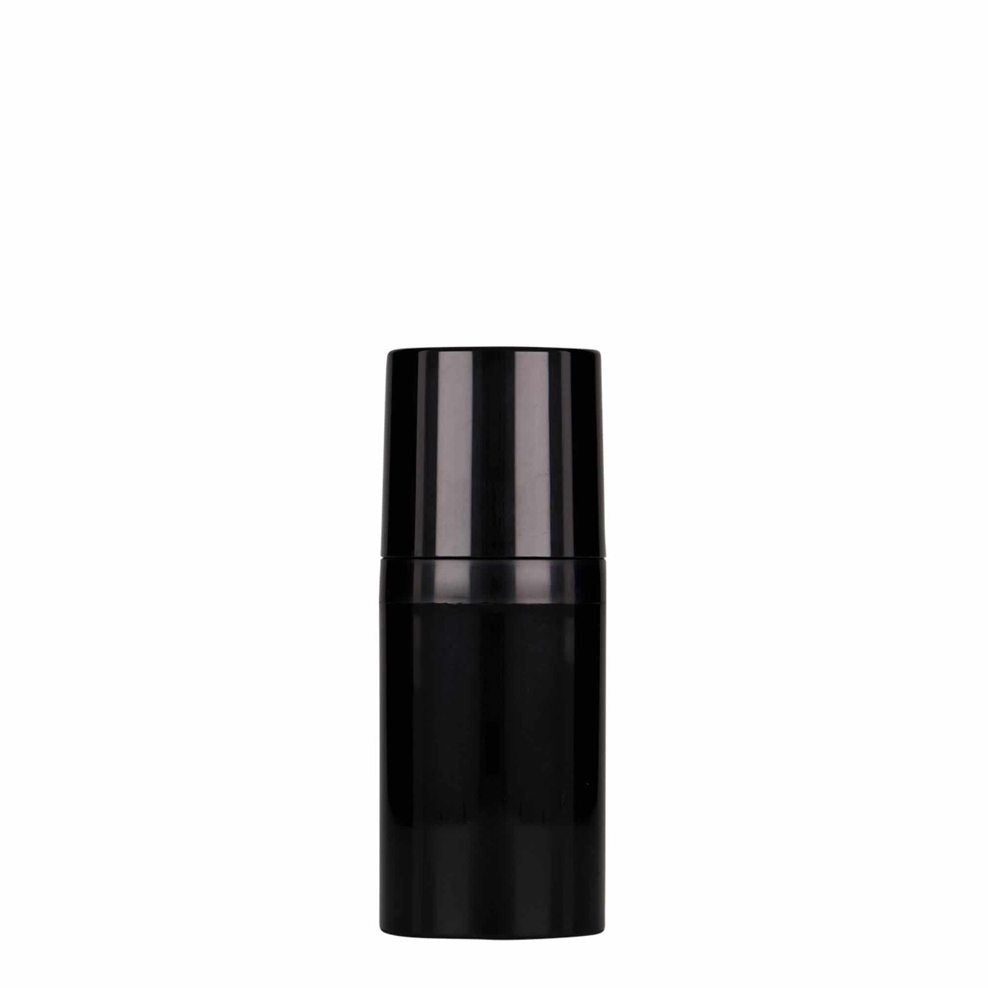 30 ml Airless διανομέας 'Mezzo', πλαστικό PP, μαύρο