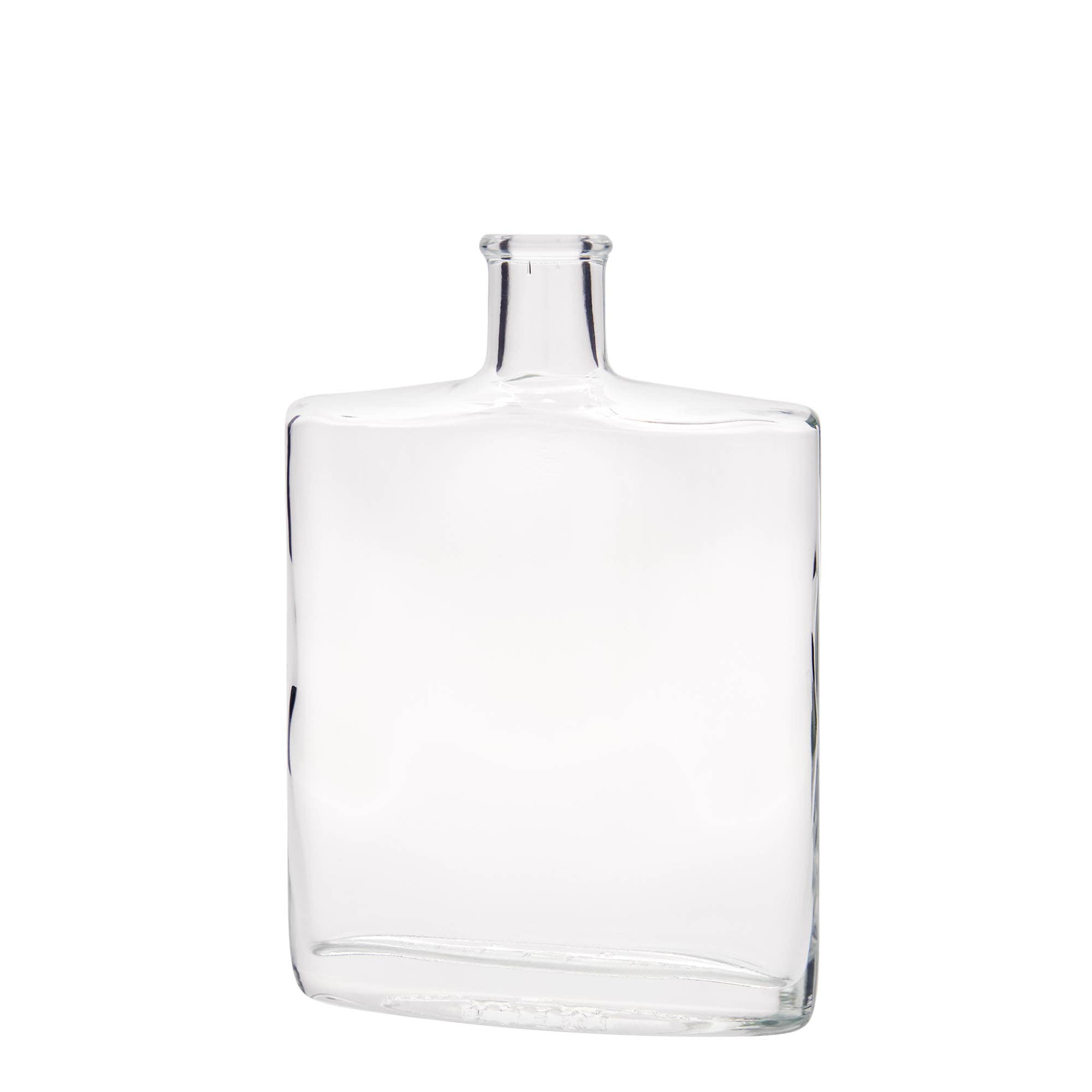 500 ml γυάλινο μπουκάλι 'Zorbas', οβάλ, στόμιο: φελλός