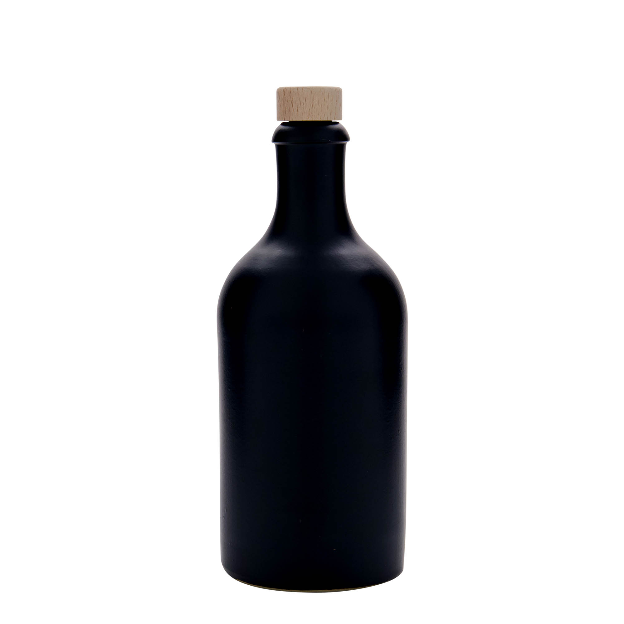 500 ml κανάτα από πήλινο αγγείο, μαύρη, στόμιο: φελλός 500 ml κανάτα από πήλινο αγγείο, μαύρη, στόμιο: φελλός