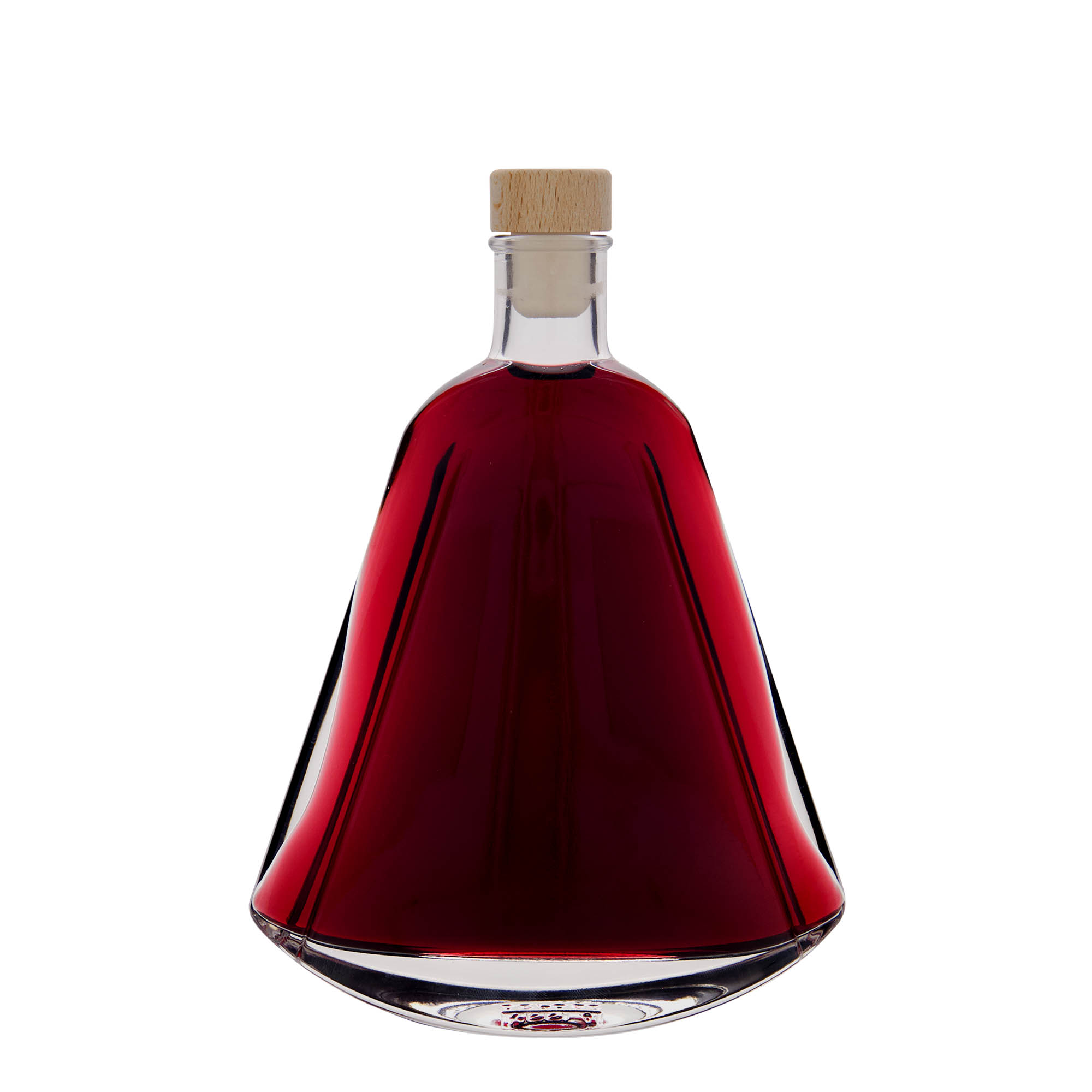 350 ml γυάλινο μπουκάλι 'Maurizio', οβάλ, στόμιο: φελλός