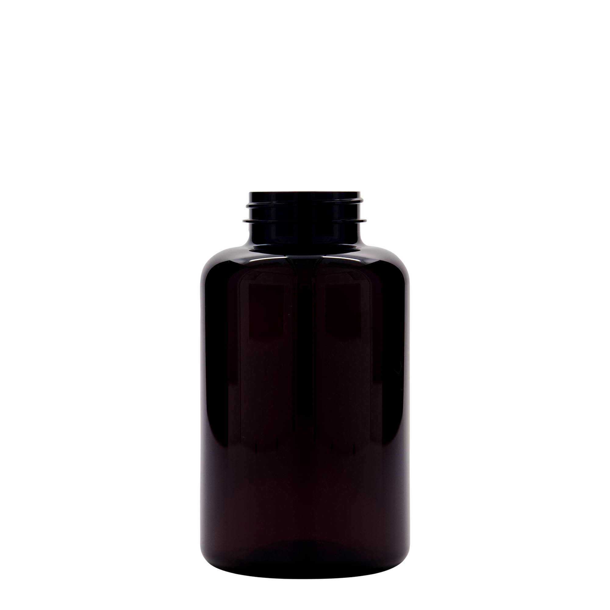 500 ml PET-φιάλη, πλαστικό, καφέ, στόμιο: 45/400