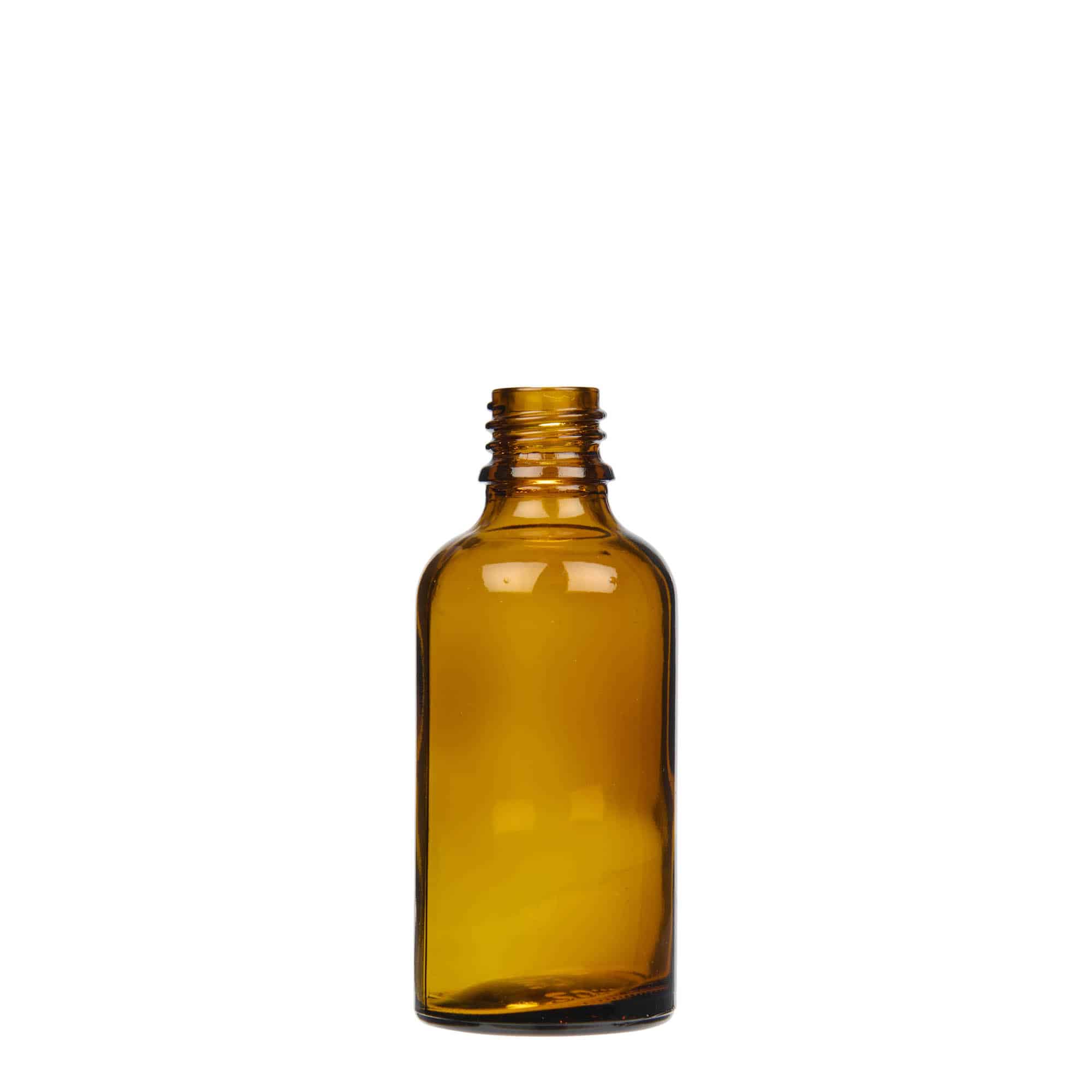 50 ml φιαλίδιο ψεκασμού φαρμάκου, γυαλί, καφέ, στόμιο: DIN 18