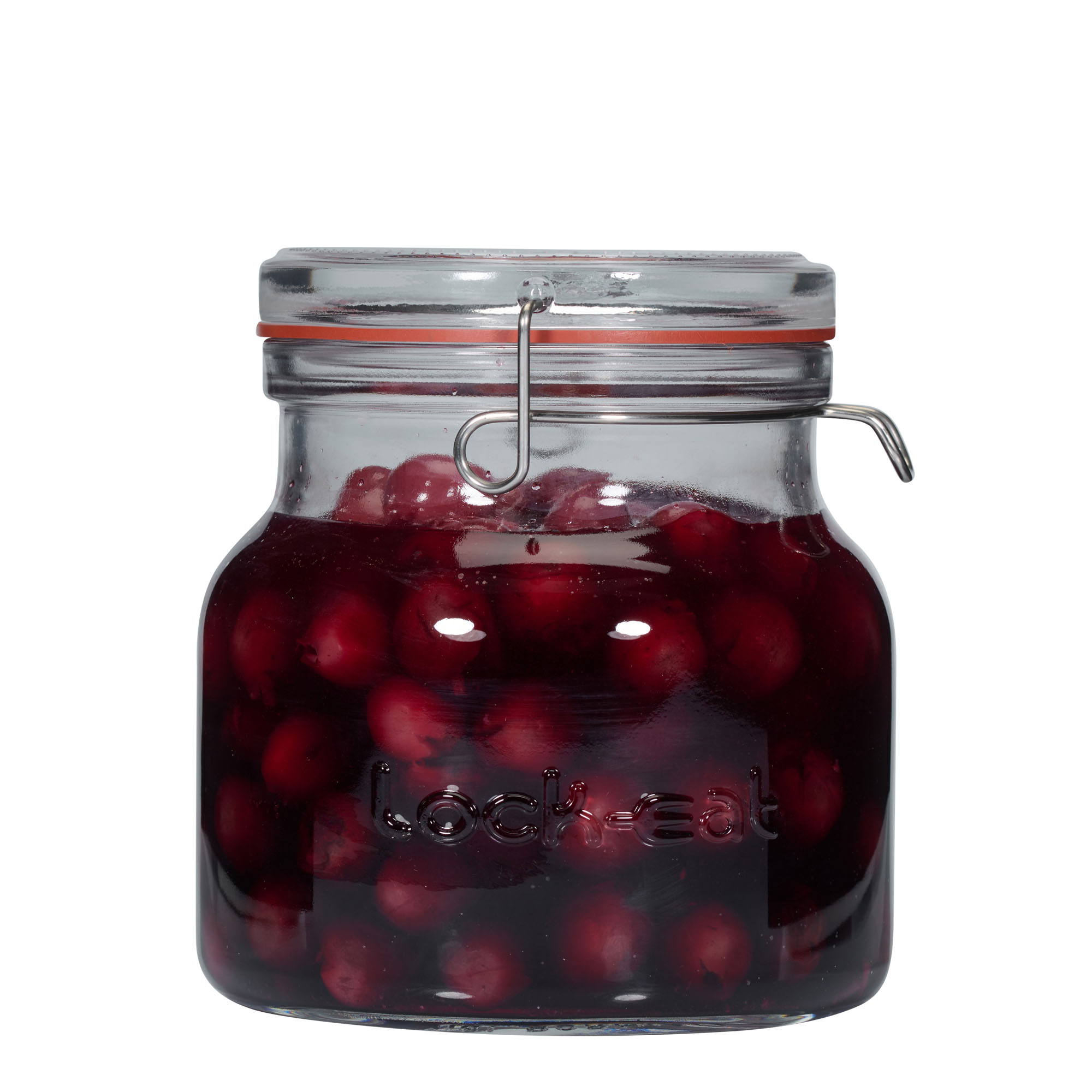 1.500 ml γυάλινο βάζο με σύρμα 'Lock-Eat', στόμιο: κλείσιμο με σύρμα