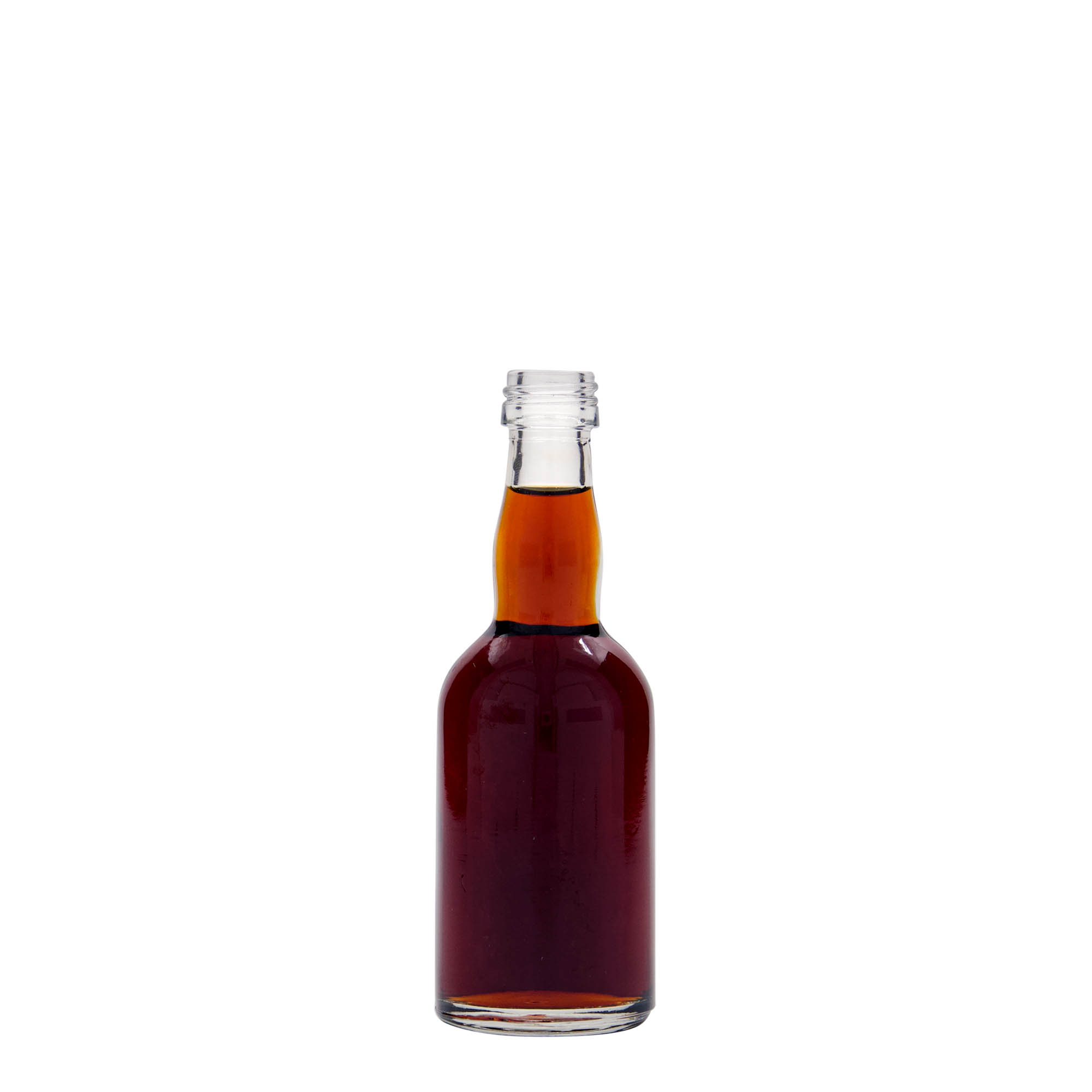 50 ml γυάλινο μπουκάλι 'Proba', στόμιο: PP 18 50 ml γυάλινο μπουκάλι 'Proba', στόμιο: PP 18