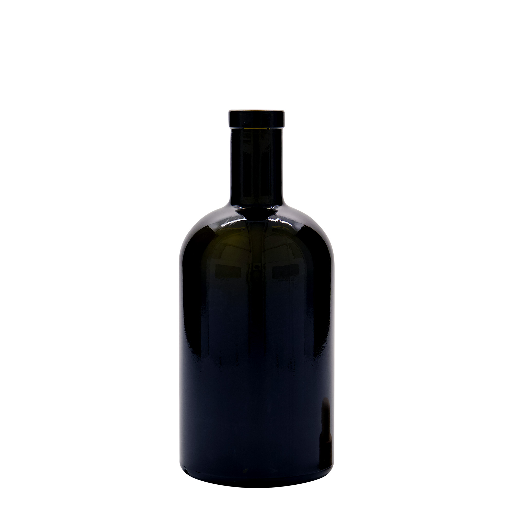 500 ml γυάλινο μπουκάλι 'Farmacia', παλαιωμένο πράσινο, στόμιο: φελλός