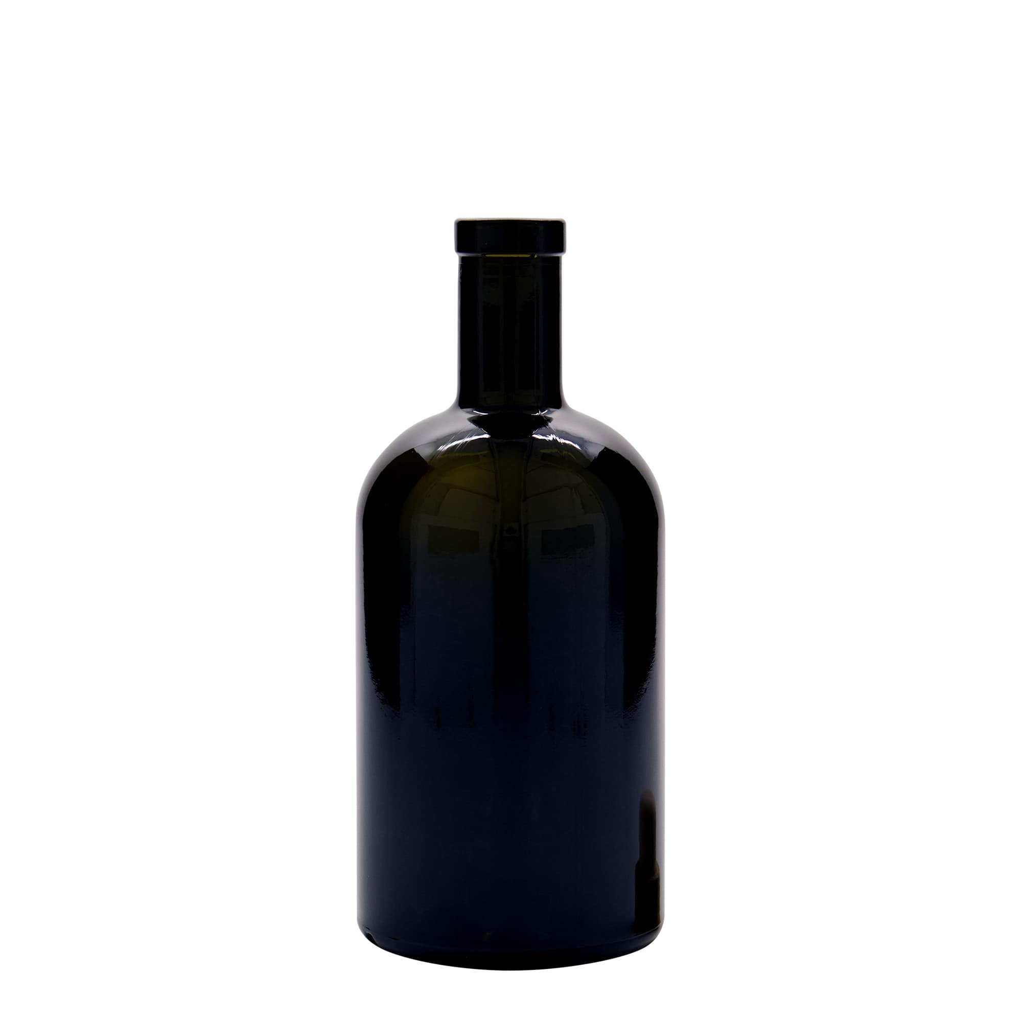 500 ml γυάλινο μπουκάλι 'Farmacia', παλαιωμένο πράσινο, στόμιο: φελλός