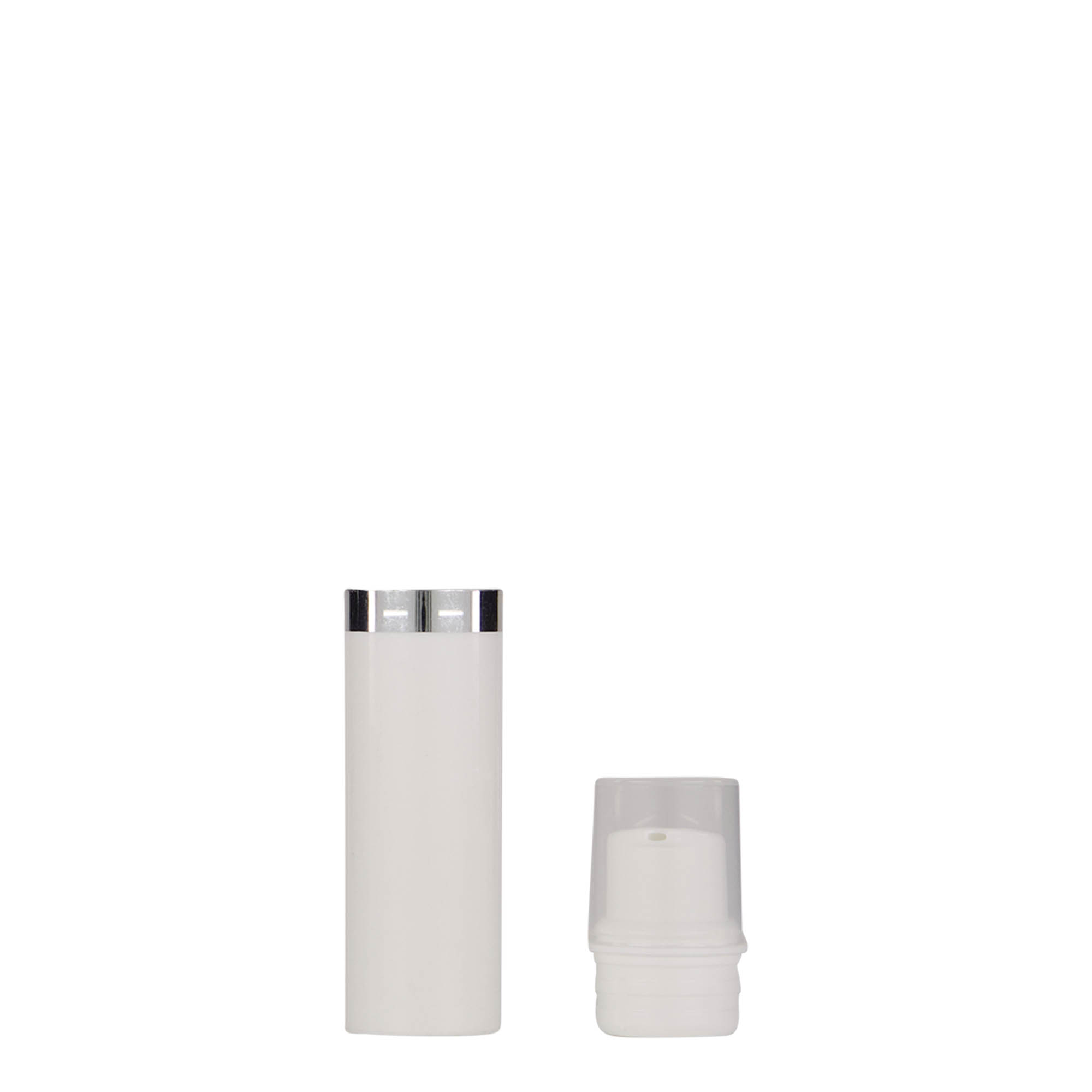 10 ml Airless διανομέας 'Nano', πλαστικό PP, λευκό