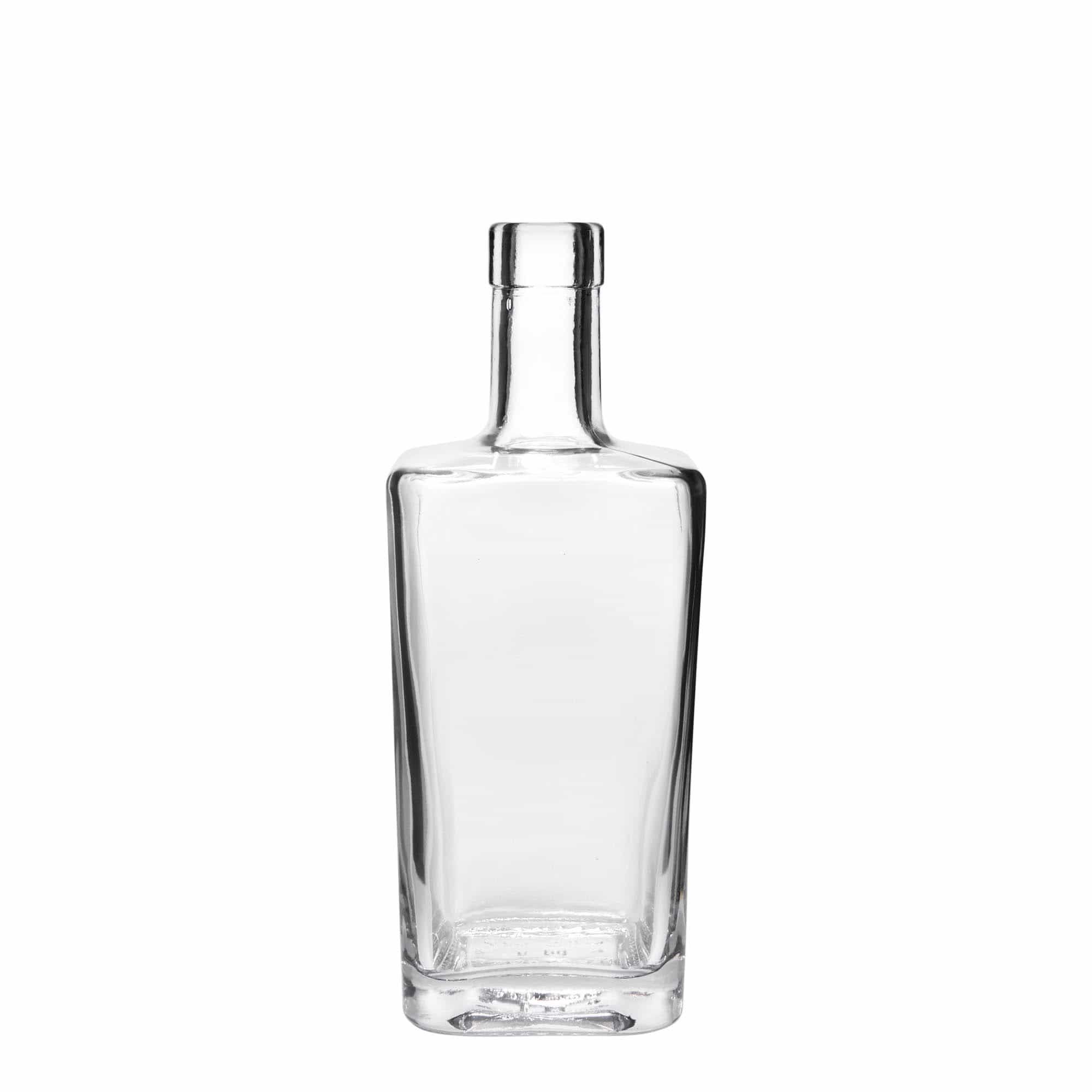 Γυάλινο μπουκάλι 'Noel' 500 ml, τετράγωνο, στόμιο: φελλός