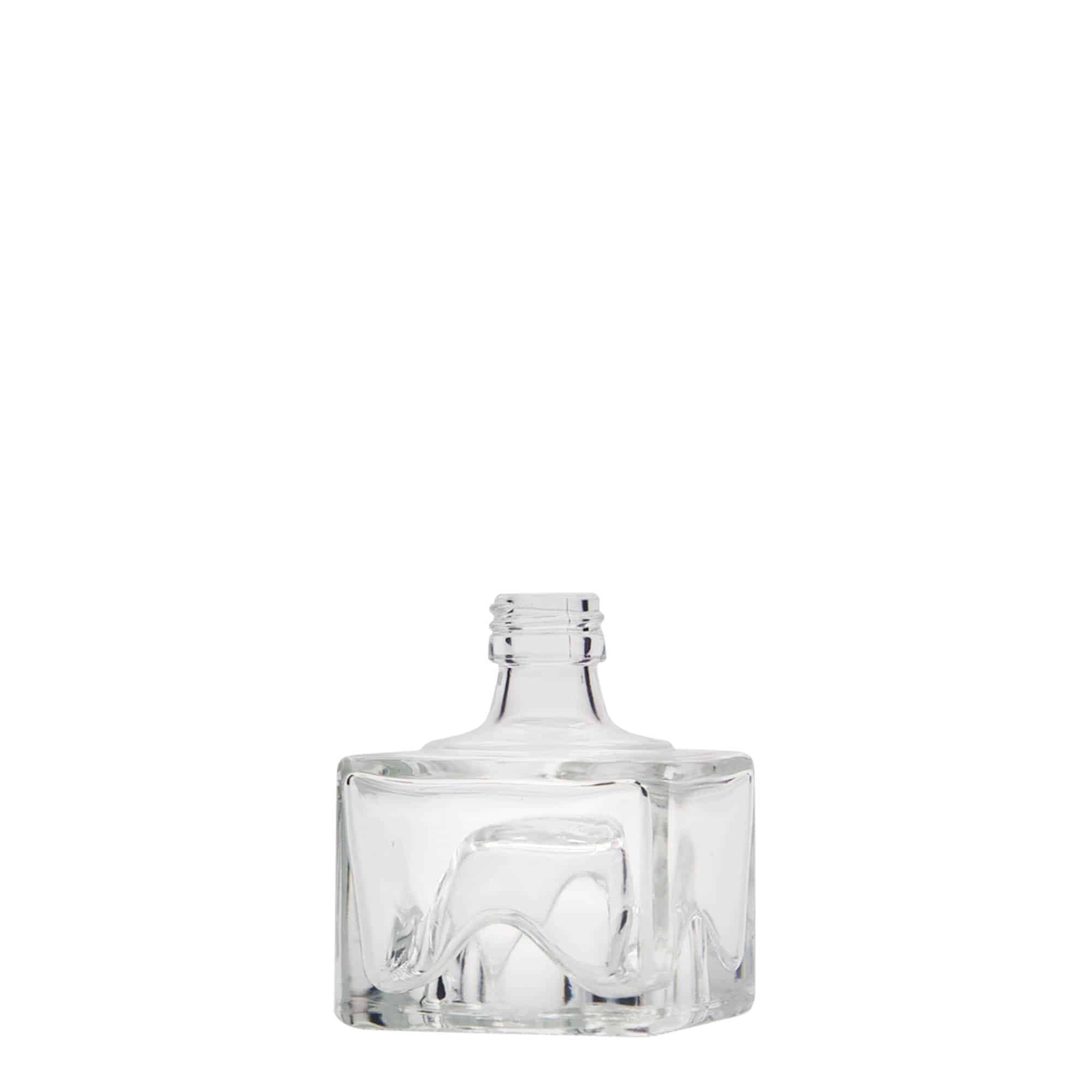 40 ml γυάλινο μπουκάλι 'Cocolores', τετράγωνο, στόμιο: PP 18