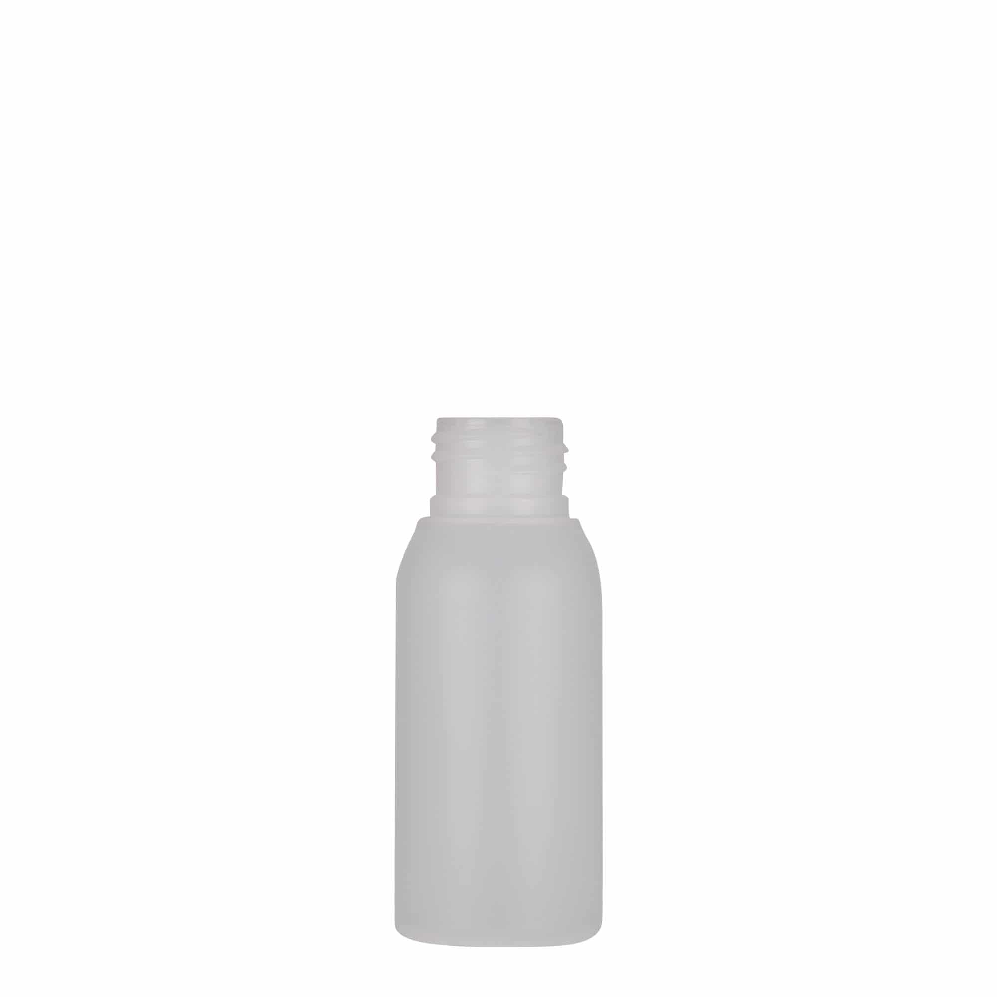 50 ml πλαστικό μπουκάλι 'Tuffy', HDPE, φυσικό, στόμιο: 24/410 50 ml πλαστικό μπουκάλι 'Tuffy', HDPE, φυσικό, στόμιο: 24/410