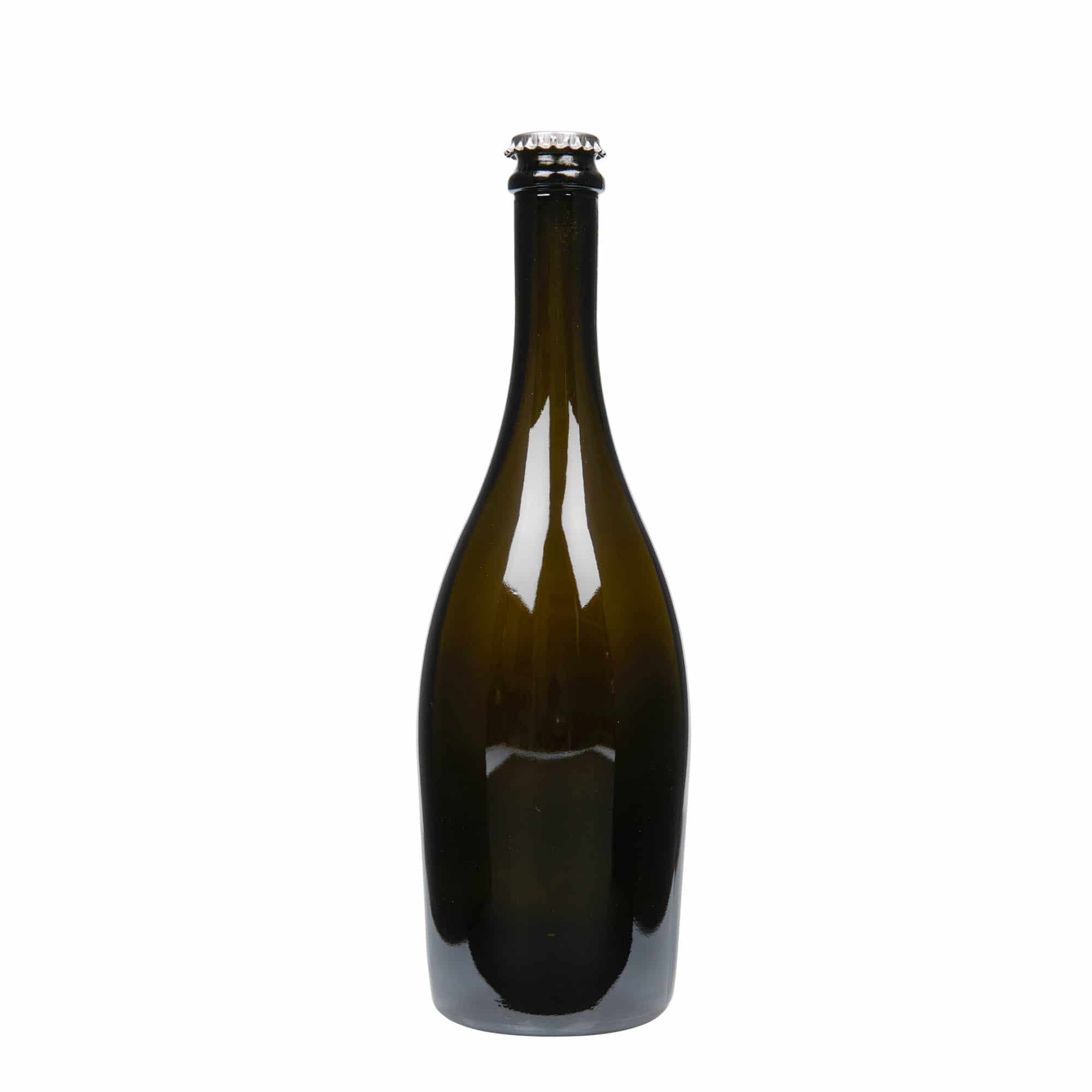 Μπουκάλι σαμπάνιας 'Carmen' 750 ml, γυάλινο, πράσινο αντικέ, στόμιο: μεταλλική τάπα