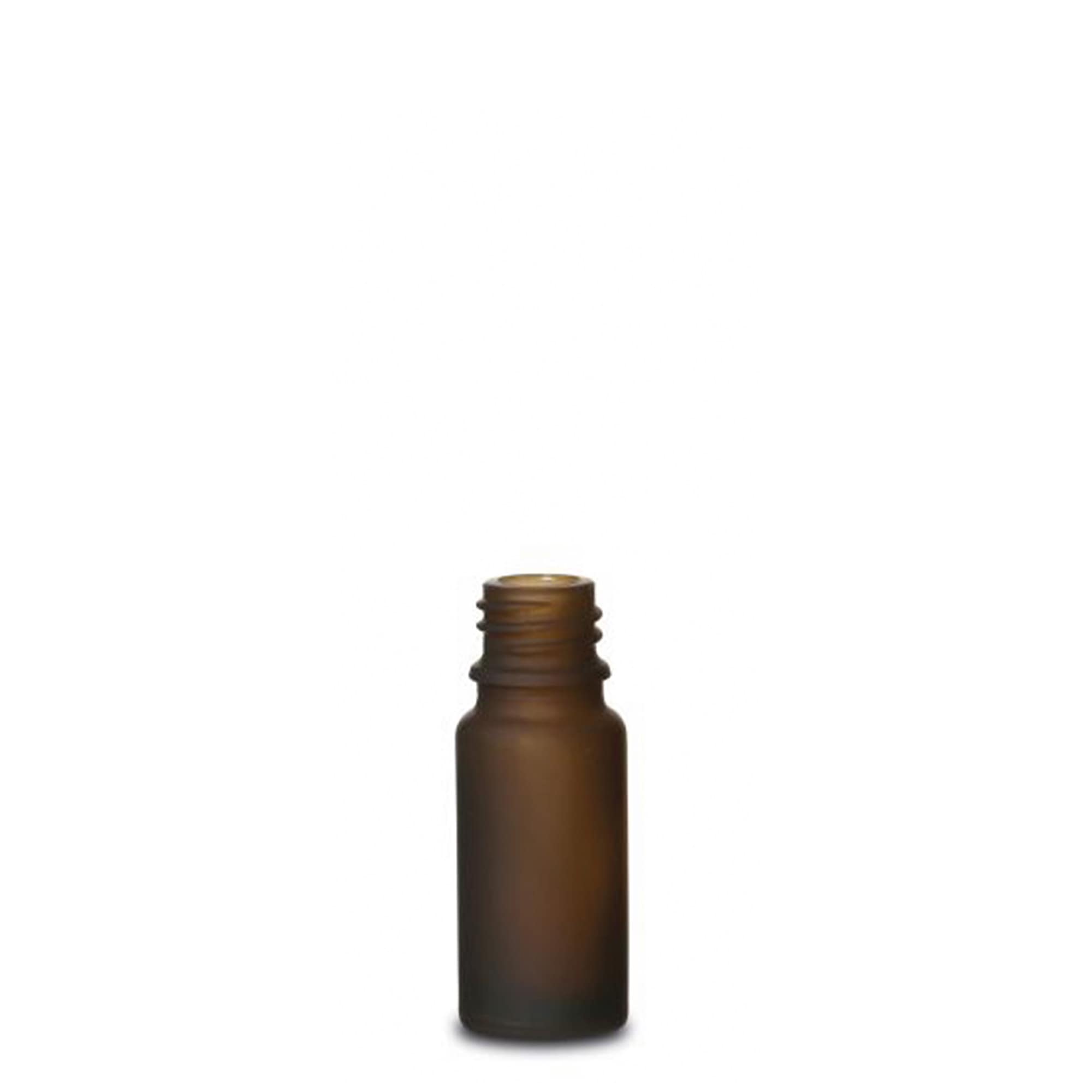 10 ml φιαλίδιο ιατρικό, γυάλινο, καφέ ματ, στόμιο: DIN 18