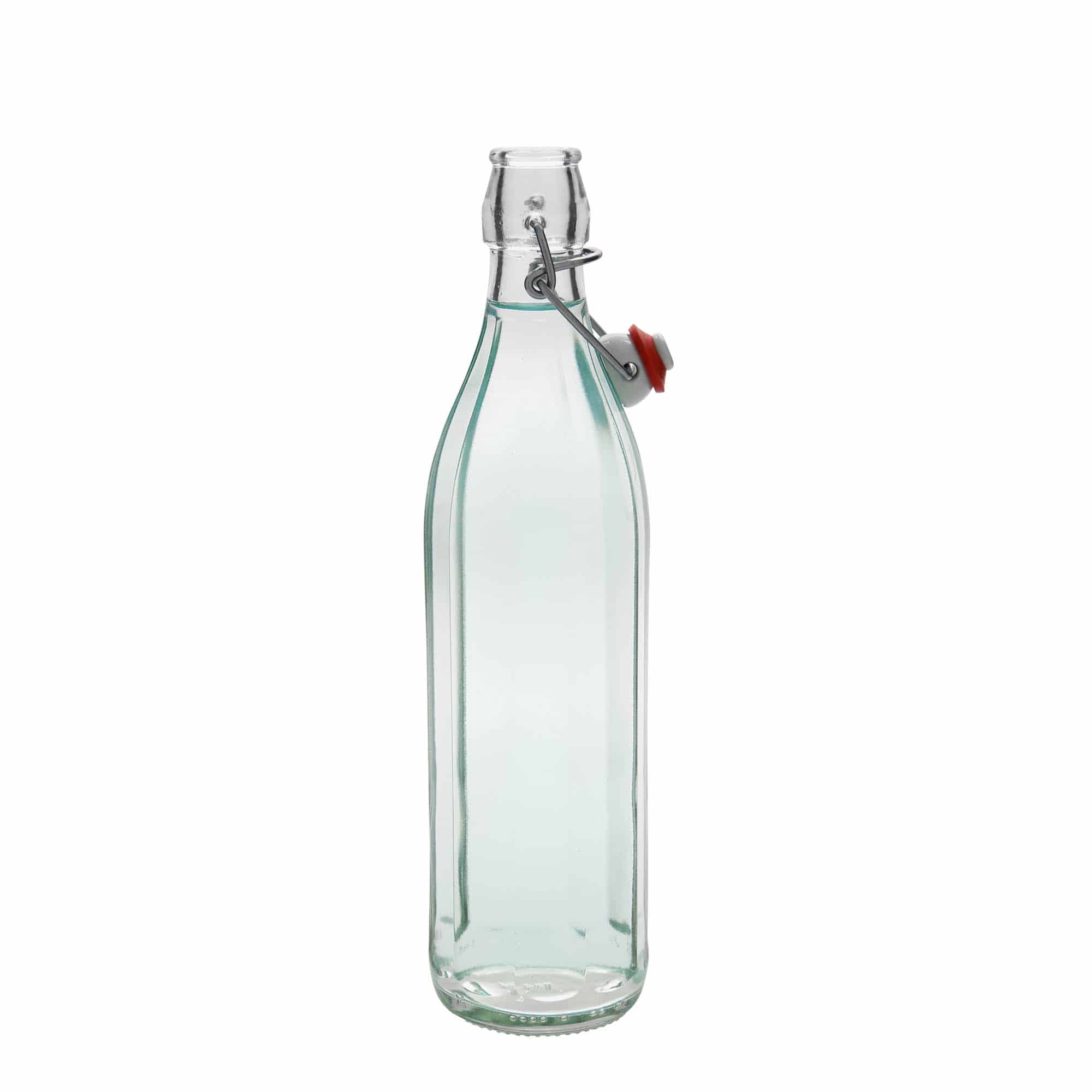 Γυάλινο μπουκάλι 'Bravo' 750 ml, δεκάγωνο, στόμιο: μηχανικό πώμα
