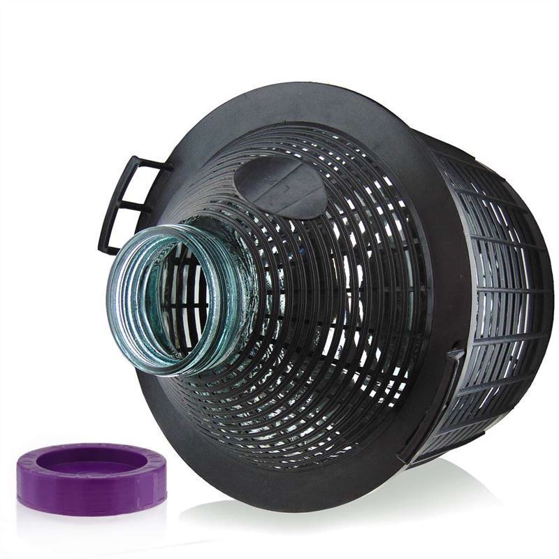 25 l φιάλη με μπαλόνι ευρείας στόμωσης, γυαλί, στόμιο: βιδωτό καπάκι