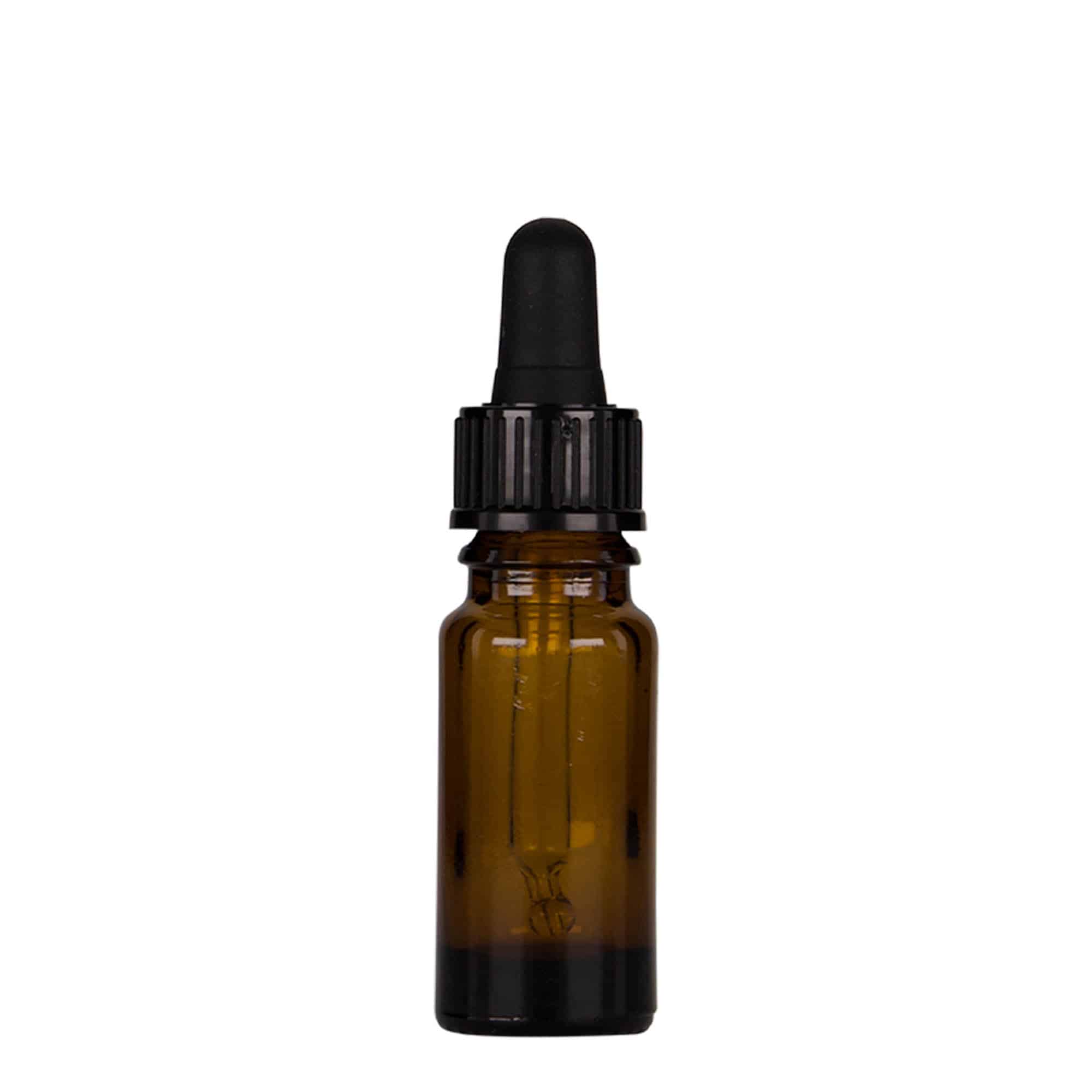 10 ml φιαλίδιο με πιπέτα, ιατρικό, γυάλινο, καφέ-μαύρο, στόμιο: DIN 18 10 ml φιαλίδιο με πιπέτα, ιατρικό, γυάλινο, καφέ-μαύρο, στόμιο: DIN 18