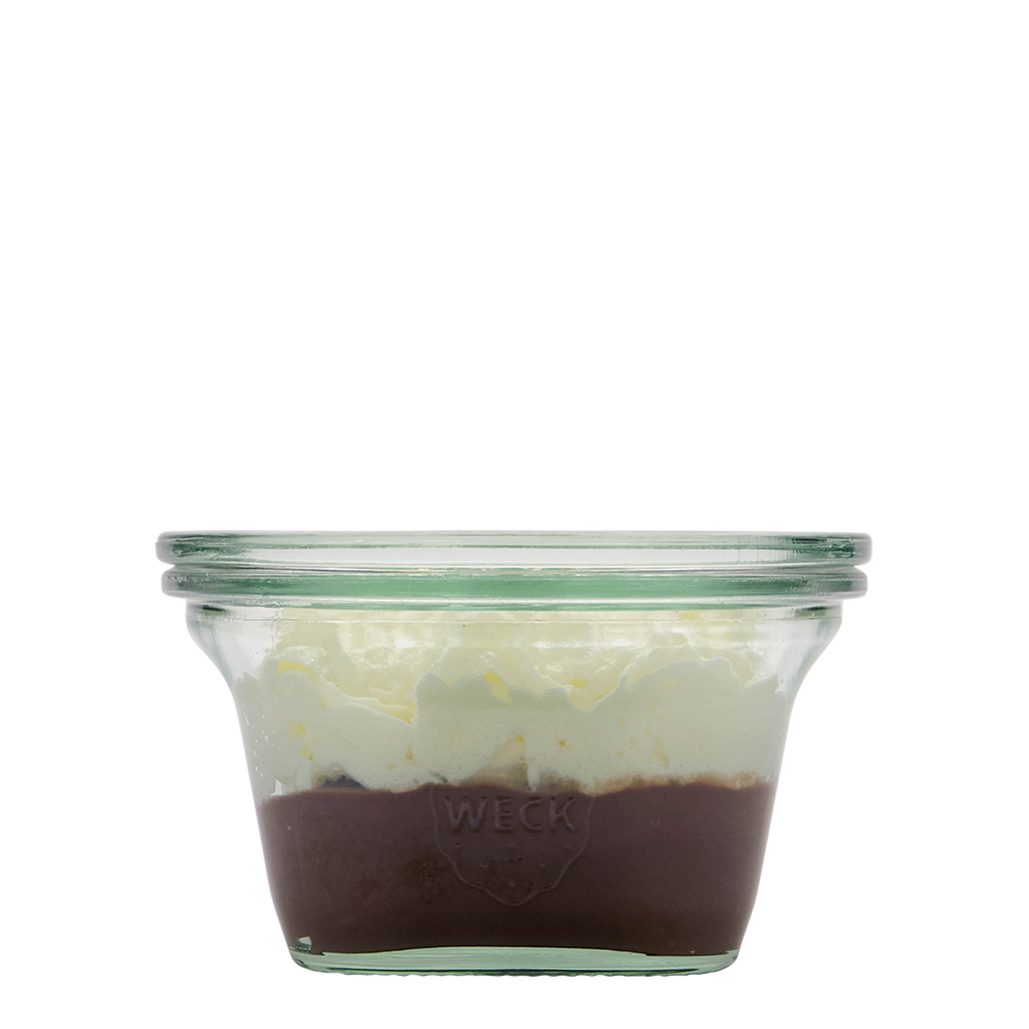 290 ml WECK-Quadroglas, τετράγωνο, στόμιο: στρογγυλή άκρη 290 ml WECK-Quadroglas, τετράγωνο, στόμιο: στρογγυλή άκρη