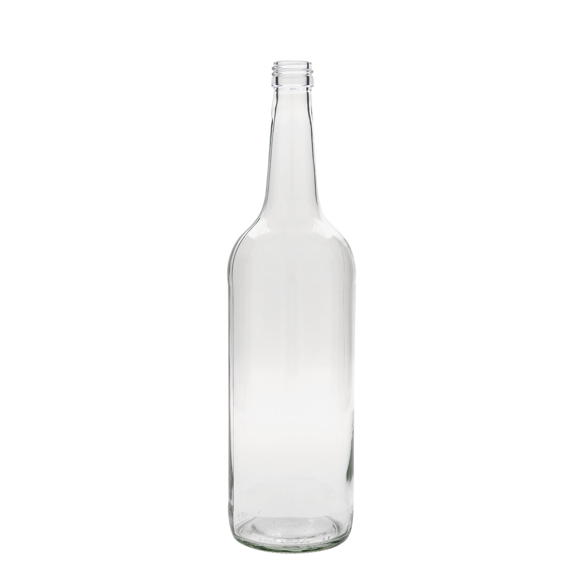 1.000 ml γυάλινο μπουκάλι με ίσιο λαιμό, στόμιο: PP 28