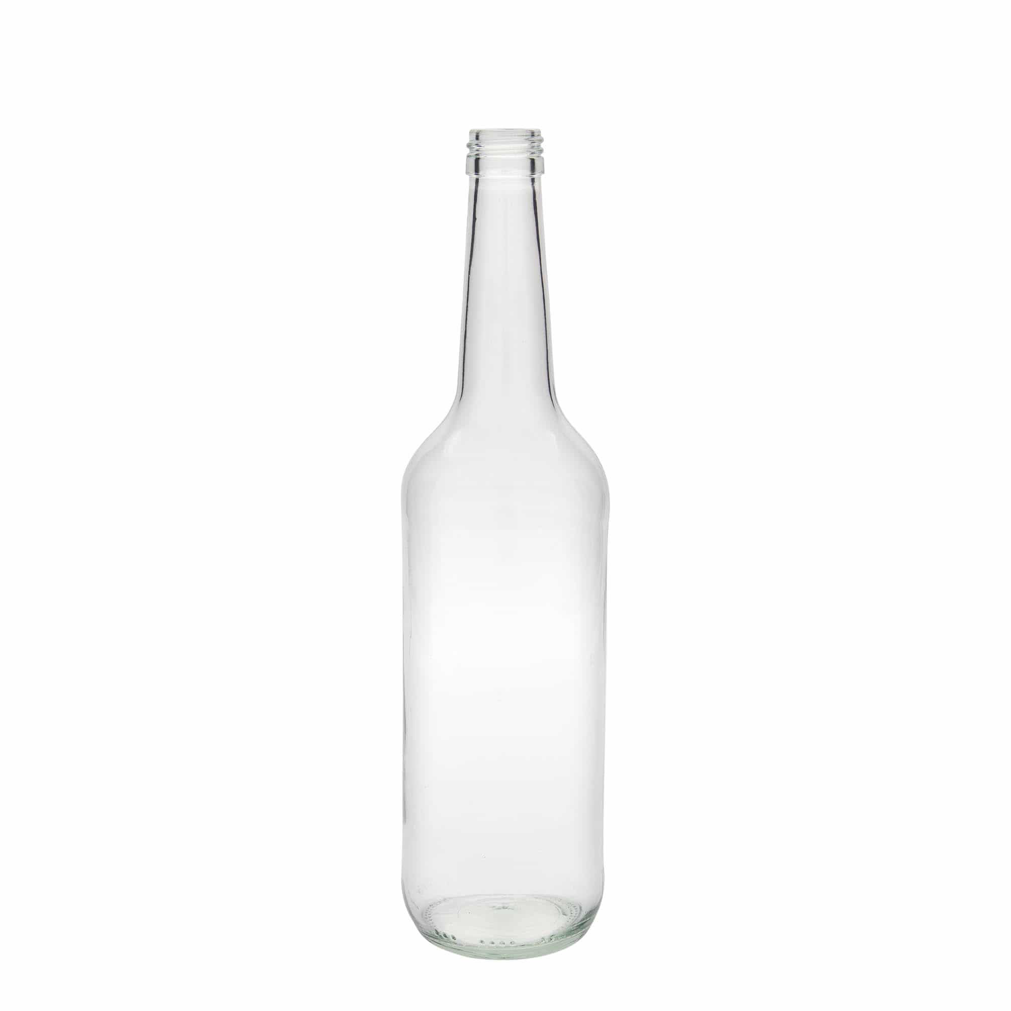 700 ml γυάλινο μπουκάλι με ίσιο λαιμό, στόμιο: PP 28