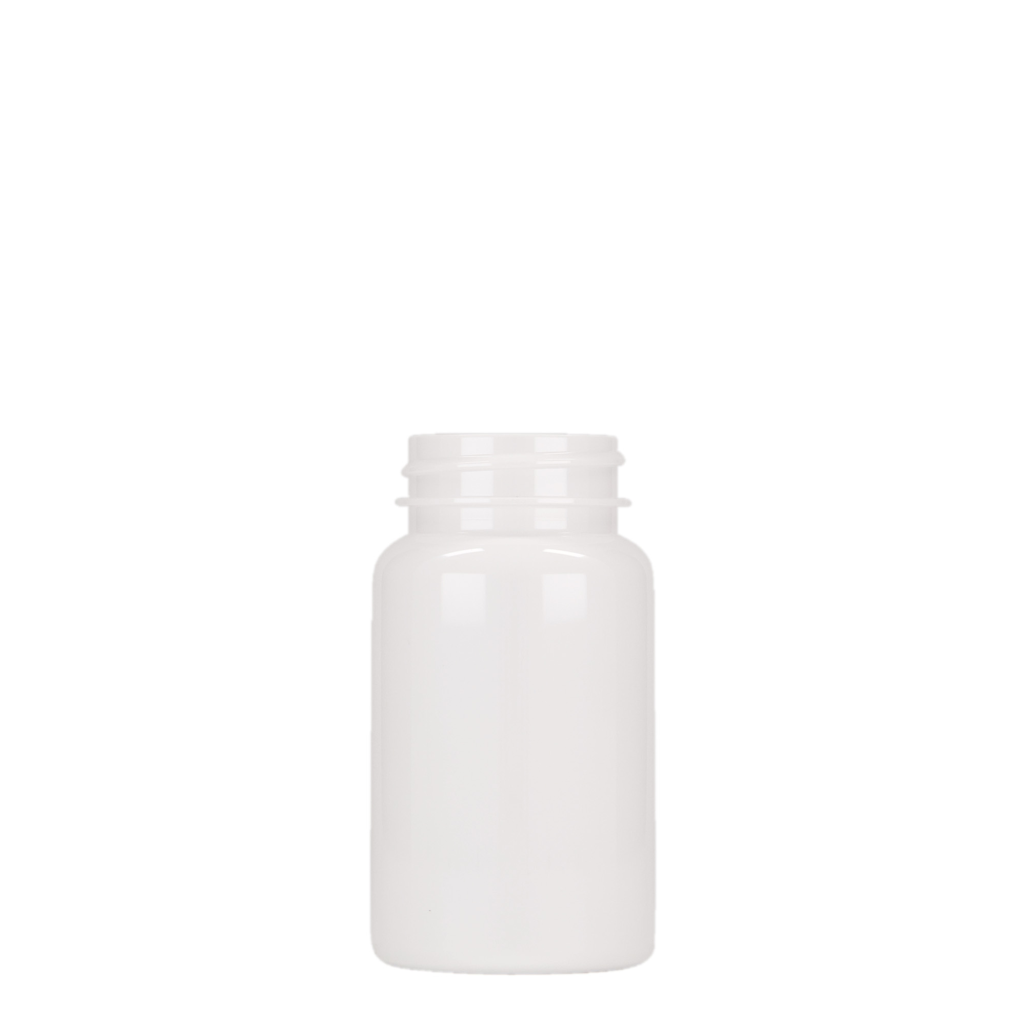 Δοχείο PET 100 ml, πλαστικό, λευκό, στόμιο: GPI 38/400 Δοχείο PET 100 ml, πλαστικό, λευκό, στόμιο: GPI 38/400