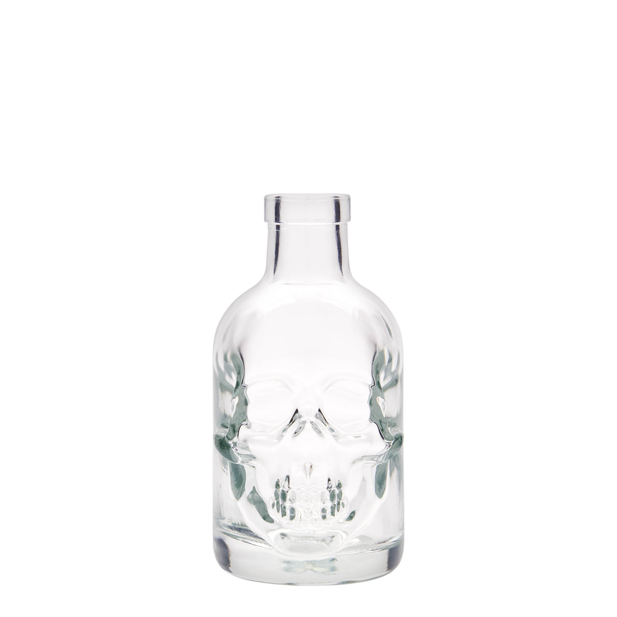 200 ml γυάλινο μπουκάλι 'Κρανίο', στόμιο: φελλός