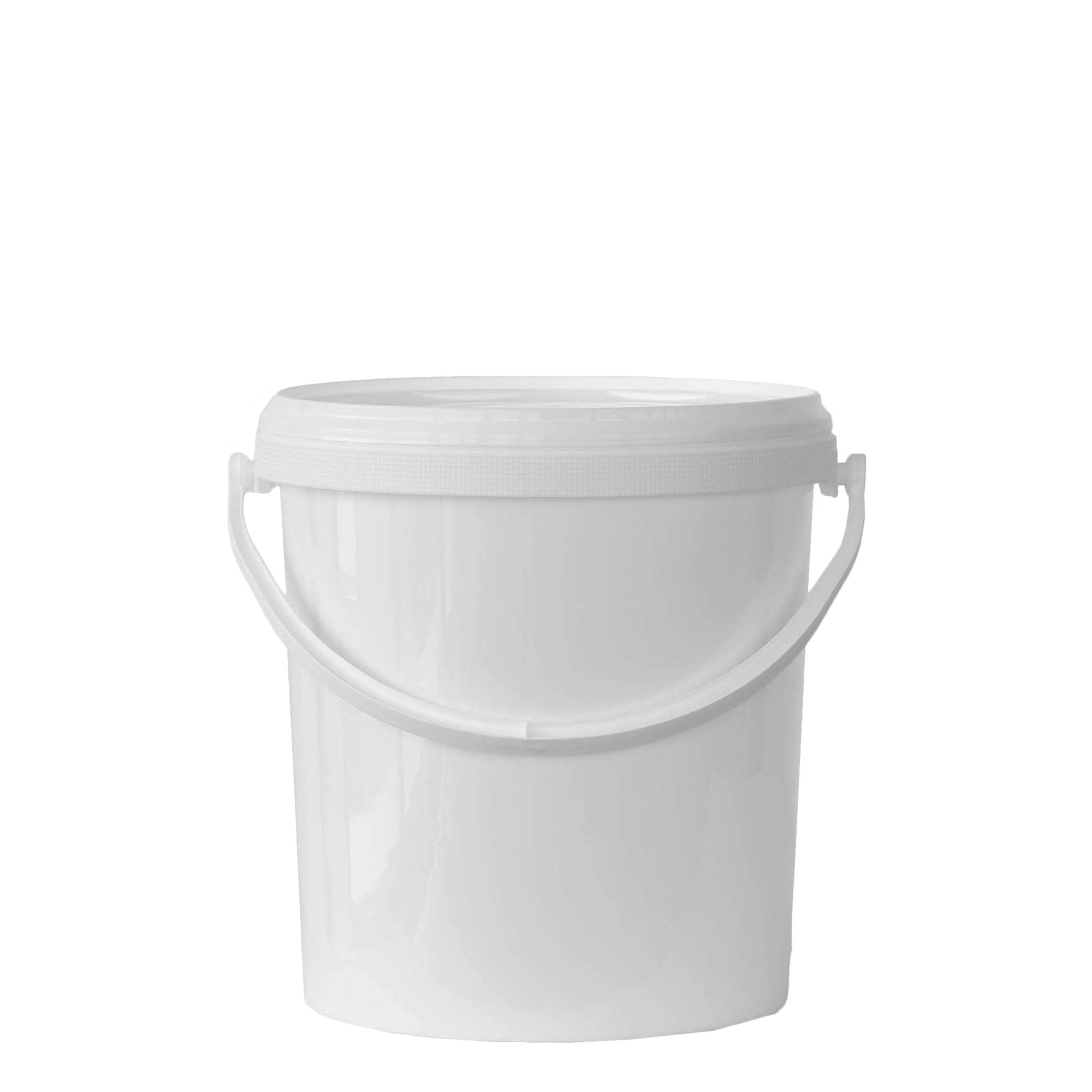 Κουβάς 6 l, πλαστικό PP, λευκό