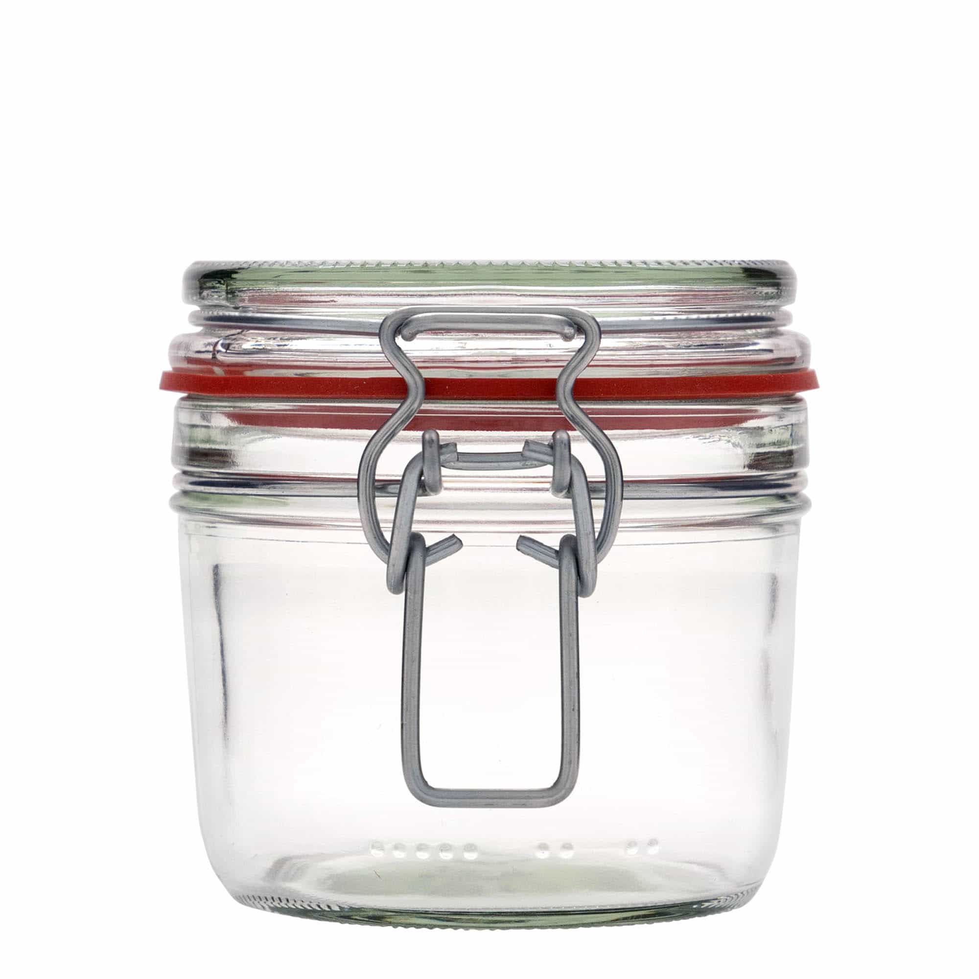 Βάζο με καπάκι με κλιπ με επίπεδο στόμιο 400 ml, στόμιο: καπάκι με κλιπ Βάζο με καπάκι με κλιπ με επίπεδο στόμιο 400 ml, στόμιο: καπάκι με κλιπ