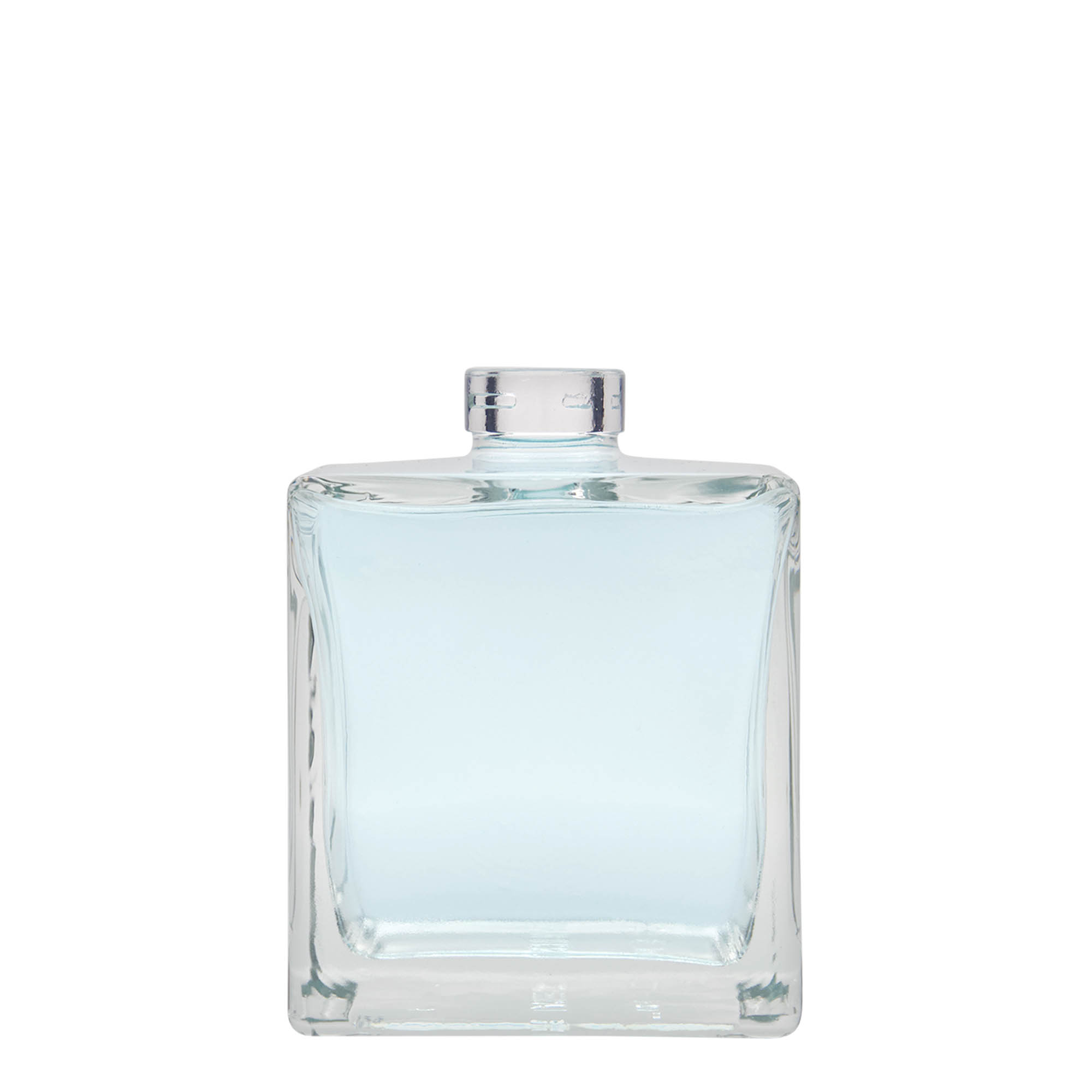 500 ml γυάλινο μπουκάλι 'Cube', τετράγωνο, στόμιο: φελλός