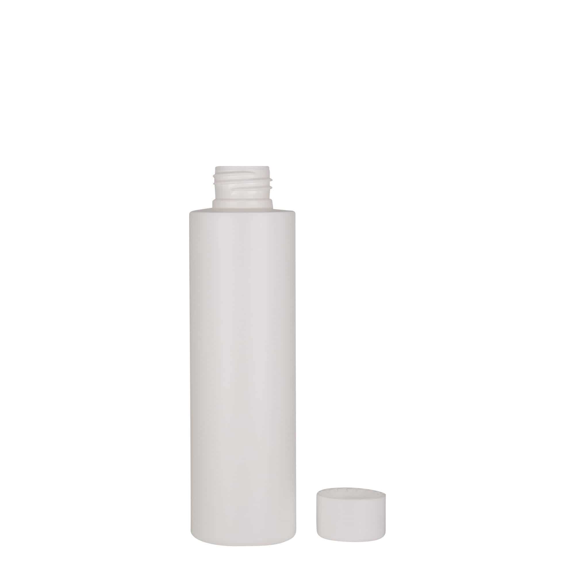 Πλαστικό μπουκάλι 'Pipe' 150 ml, HDPE, λευκό, στόμιο: 24/410