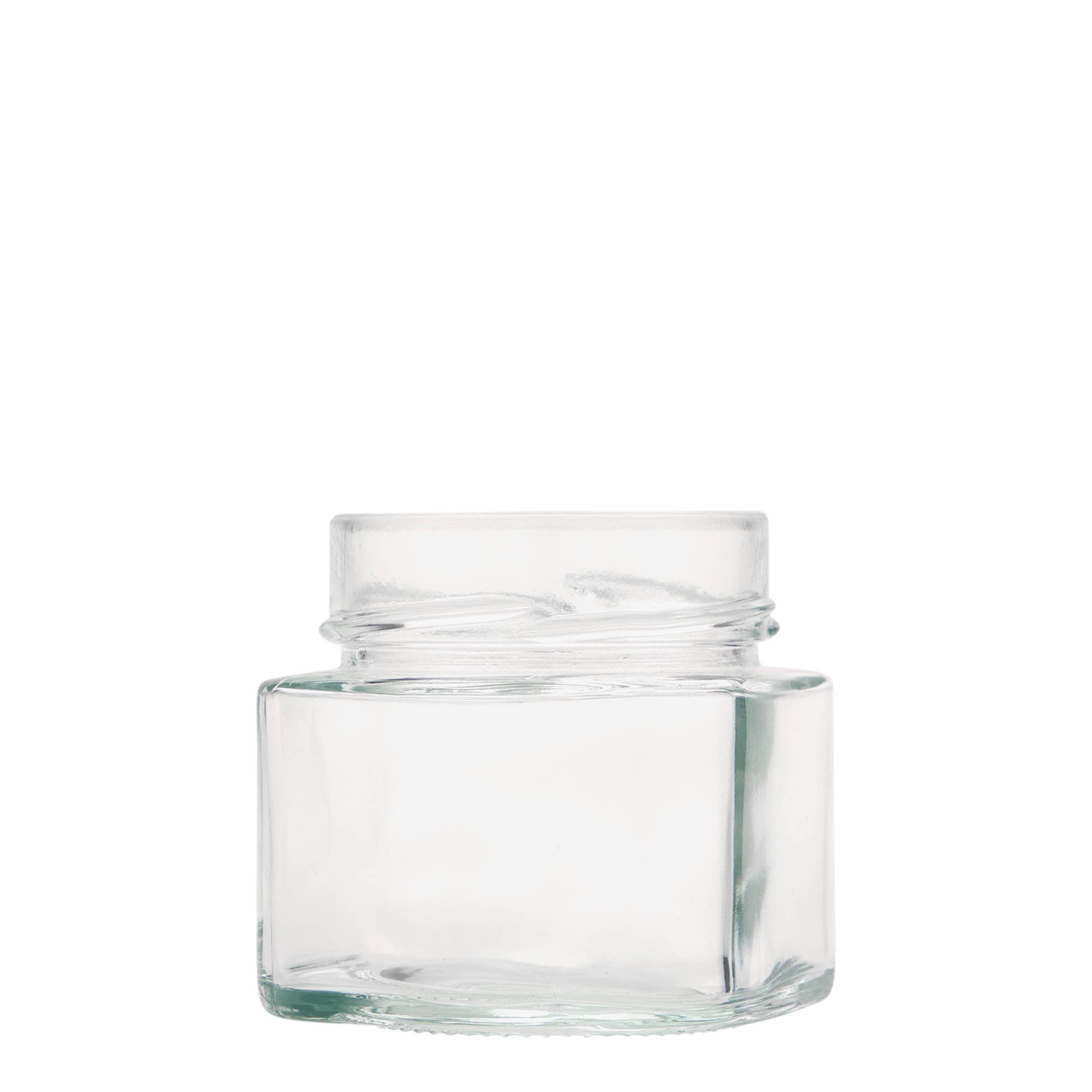 212 ml τετράγωνο γυάλινο βάζο 'Kimba', στόμιο: Extra-Deep-Twist-Off (EDTO 70) 212 ml τετράγωνο γυάλινο βάζο 'Kimba', στόμιο: Extra-Deep-Twist-Off (EDTO 70)