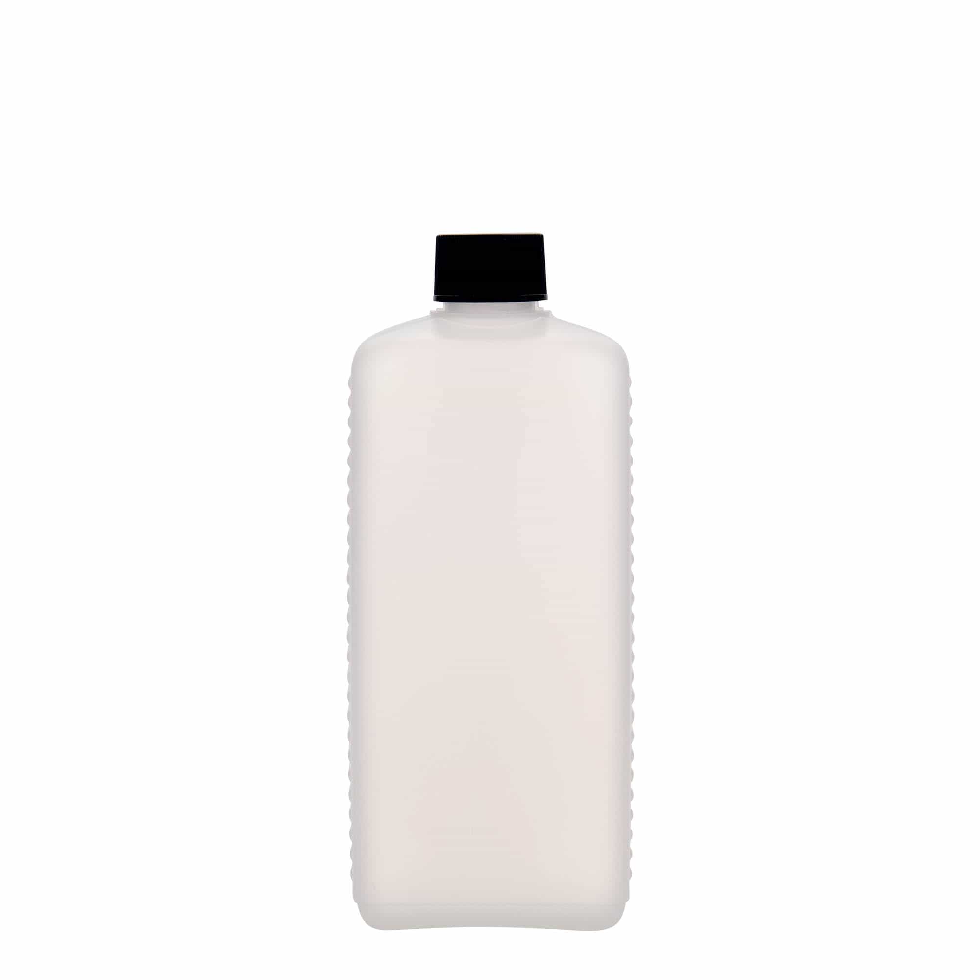 500 ml δοχείο κανίστρου, ορθογώνιο, πλαστικό HDPE, φυσικό, στόμιο: DIN 25 EPE