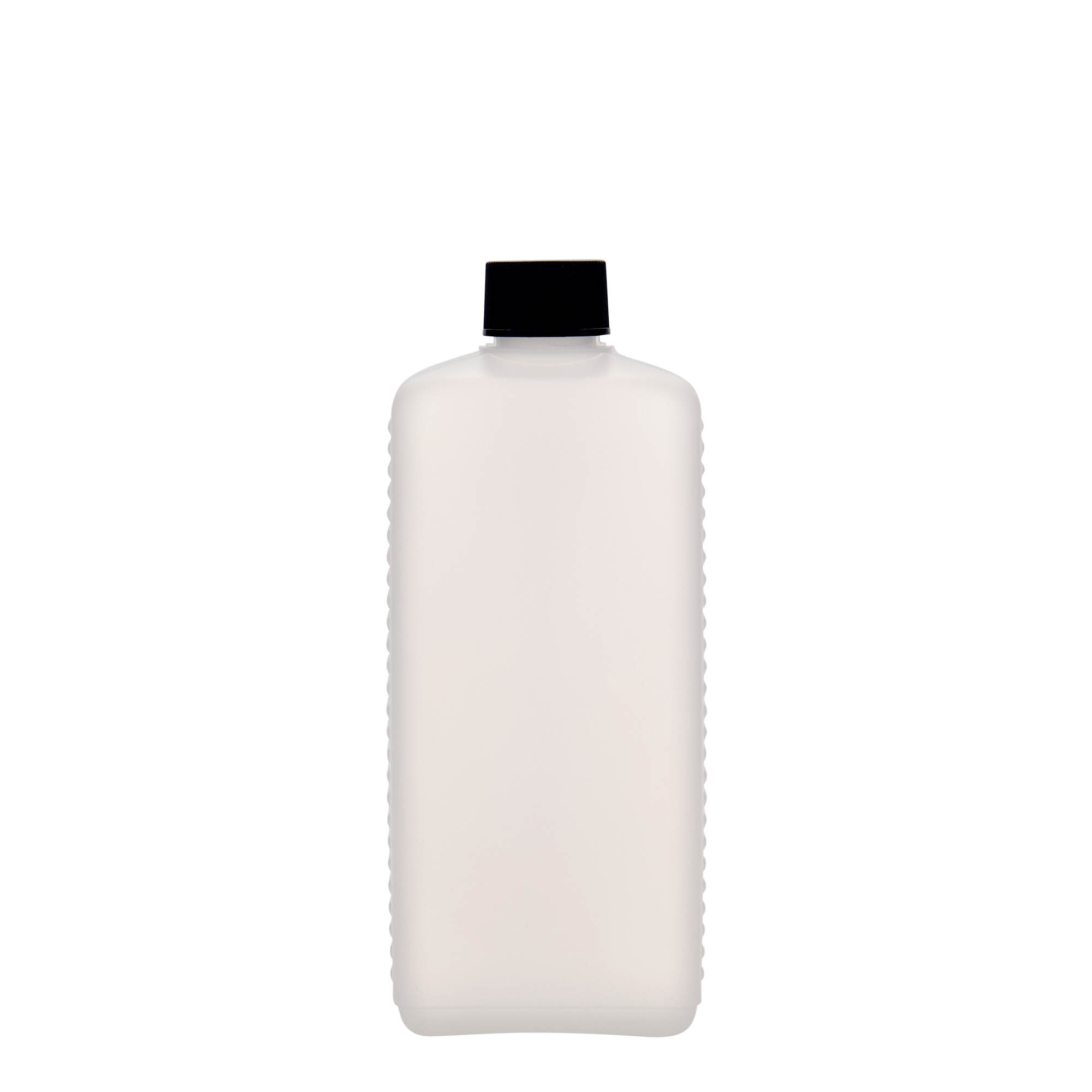 500 ml δοχείο κανίστρου, ορθογώνιο, πλαστικό HDPE, φυσικό, στόμιο: DIN 25 EPE