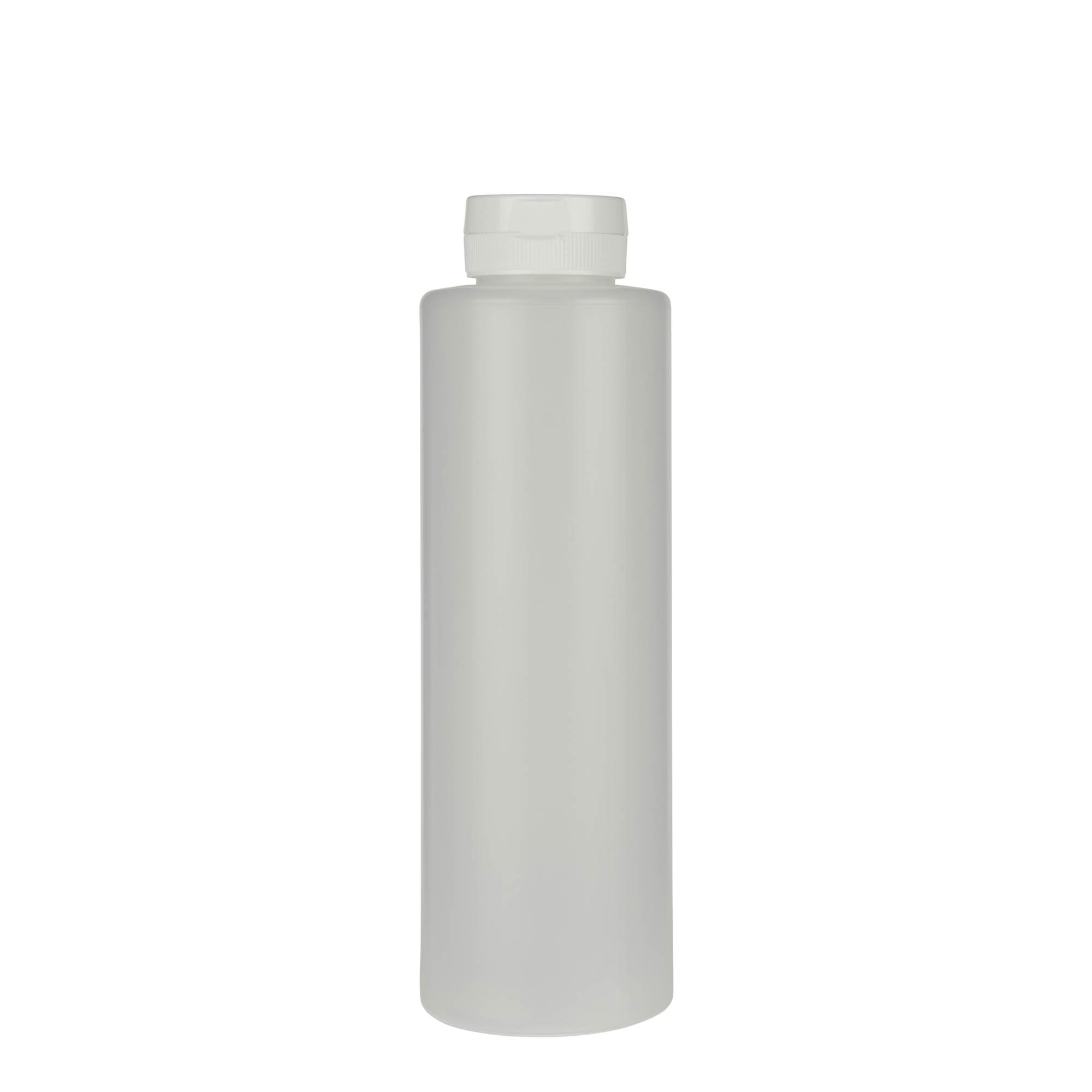 500 ml μπουκάλι σάλτσας, πλαστικό LDPE, φυσικό, στόμιο: 38/400 500 ml μπουκάλι σάλτσας, πλαστικό LDPE, φυσικό, στόμιο: 38/400
