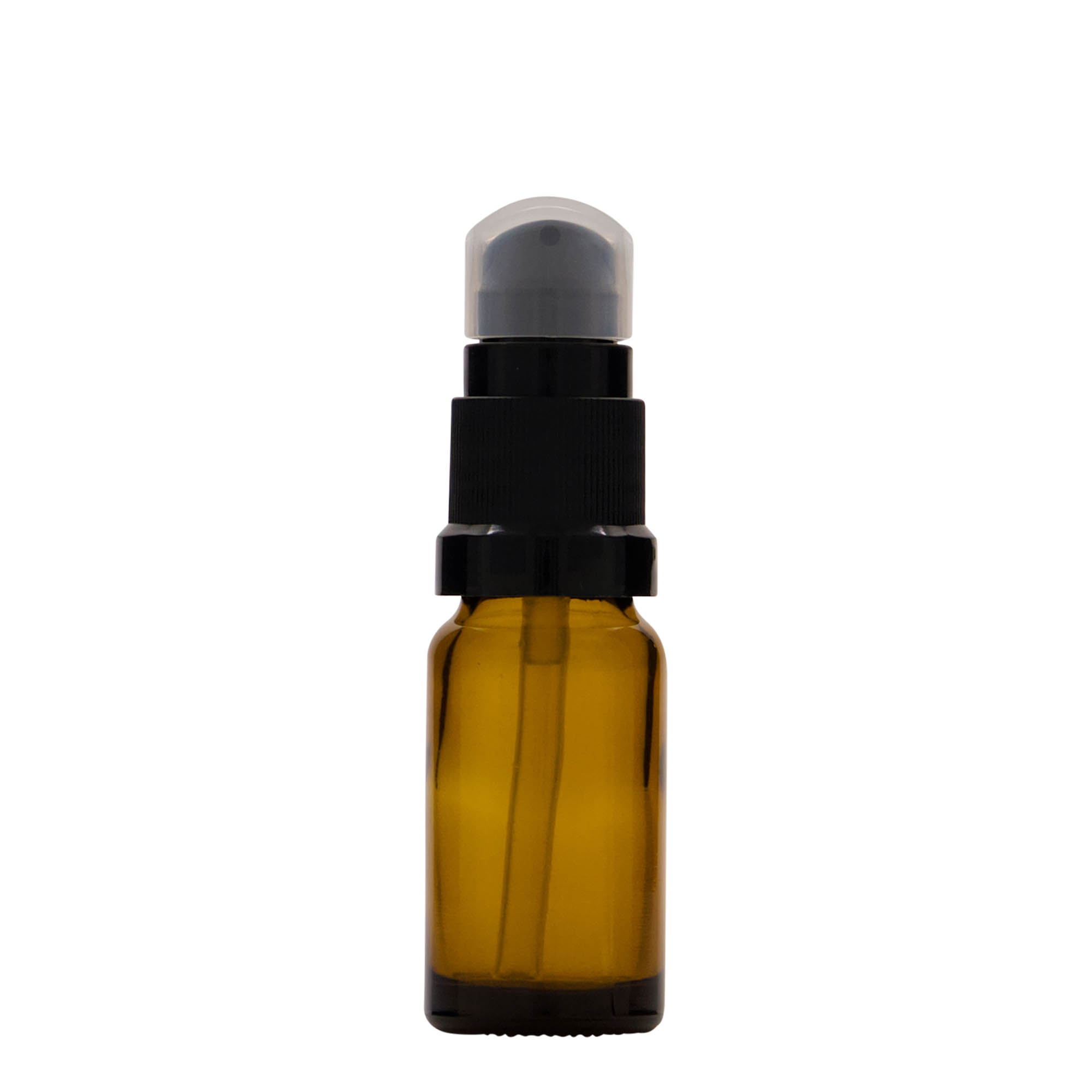 10 ml φιαλίδιο φαρμάκου με αντλία λοσιόν, γυαλί, καφέ, στόμιο: DIN 18 10 ml φιαλίδιο φαρμάκου με αντλία λοσιόν, γυαλί, καφέ, στόμιο: DIN 18