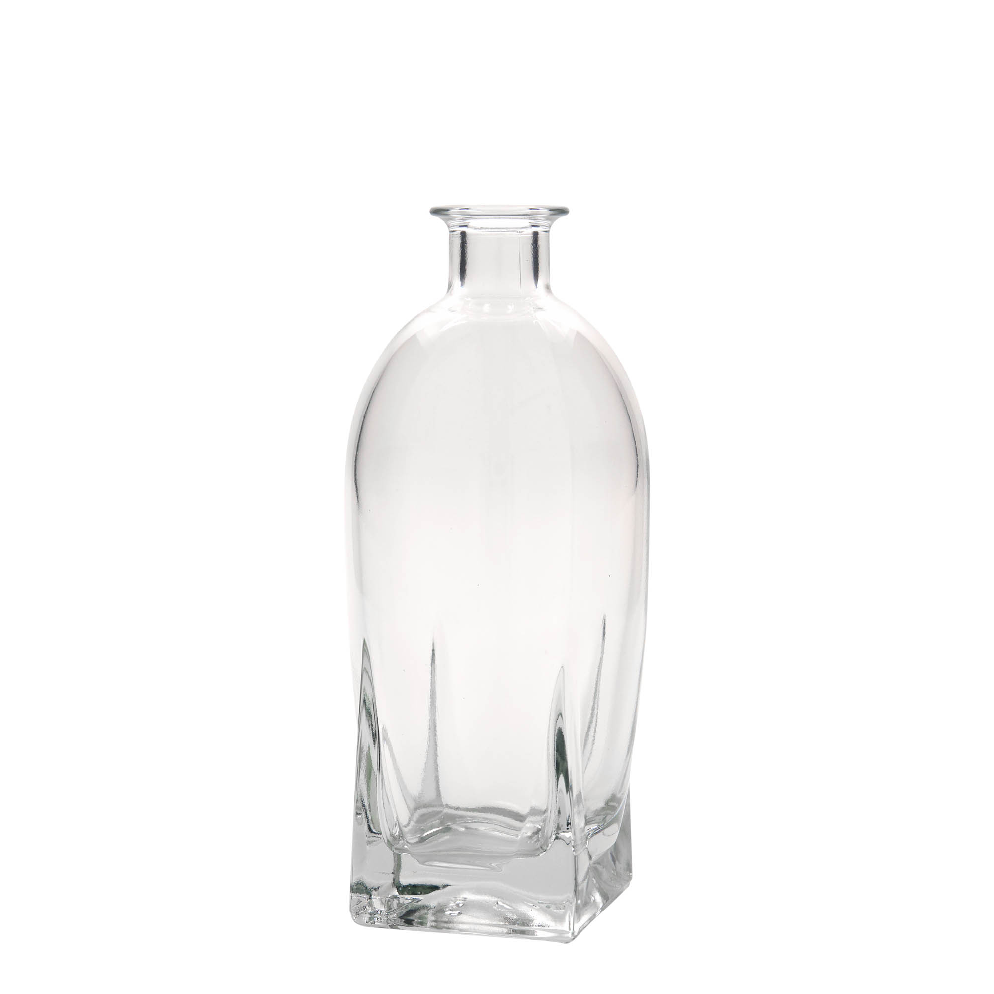 500 ml γυάλινο μπουκάλι 'Zino', τετράγωνο, στόμιο: φελλός