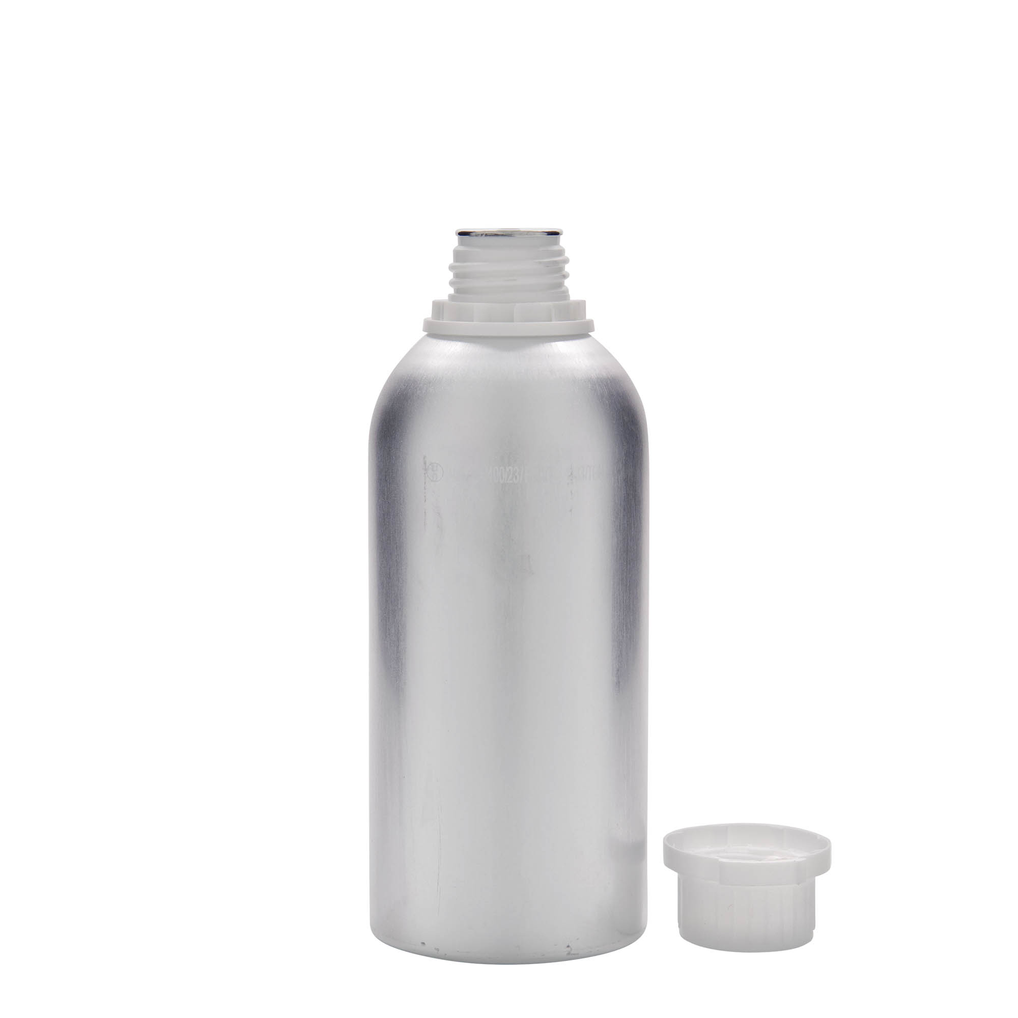 625 ml αλουμινένιο μπουκάλι, μέταλλο, ασημί, στόμιο: DIN 32 625 ml αλουμινένιο μπουκάλι, μέταλλο, ασημί, στόμιο: DIN 32