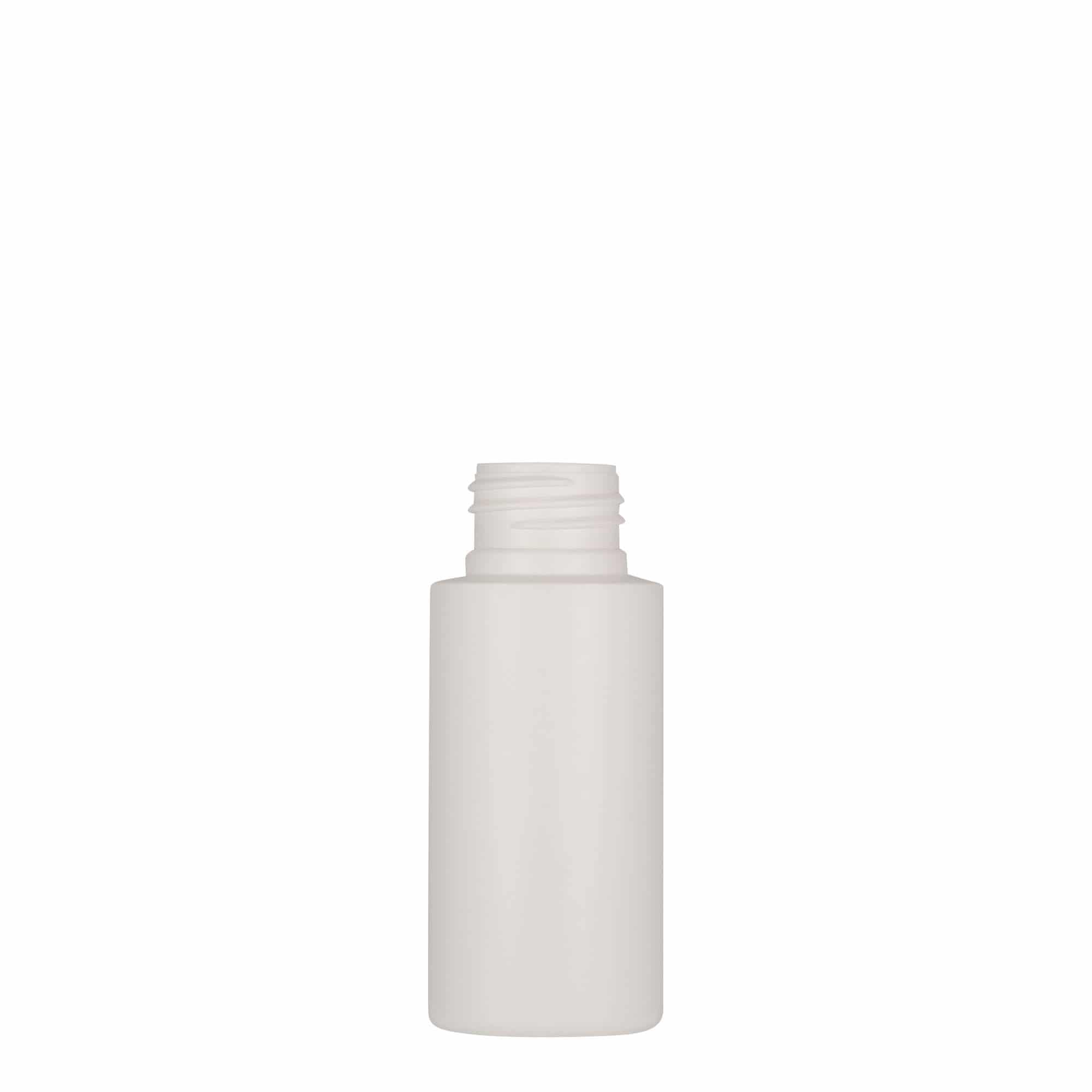 50 ml πλαστικό μπουκάλι 'Pipe', HDPE, λευκό, στόμιο: 24/410