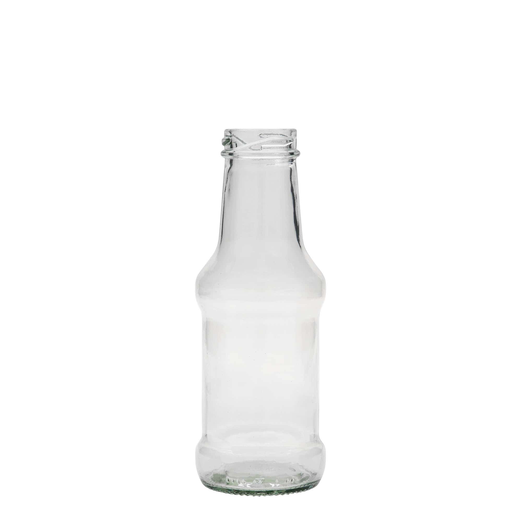 250 ml μπουκάλι σάλτσας, γυαλί, στόμιο: Twist-Off (TO 38)