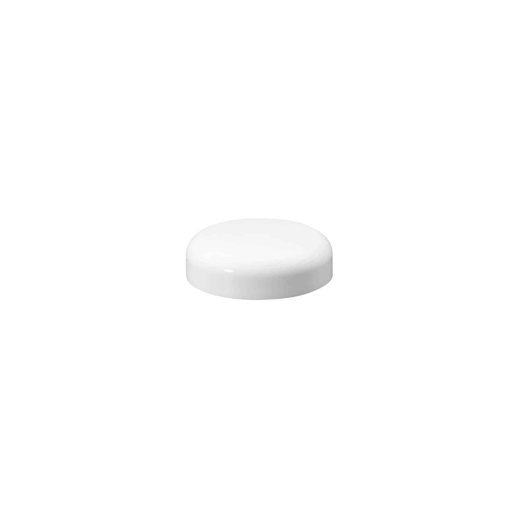 Βιδωτό πώμα για το μπουκάλι 'Bianca' 15 ml, πλαστικό PP, λευκό Βιδωτό πώμα για το μπουκάλι 'Bianca' 15 ml, πλαστικό PP, λευκό