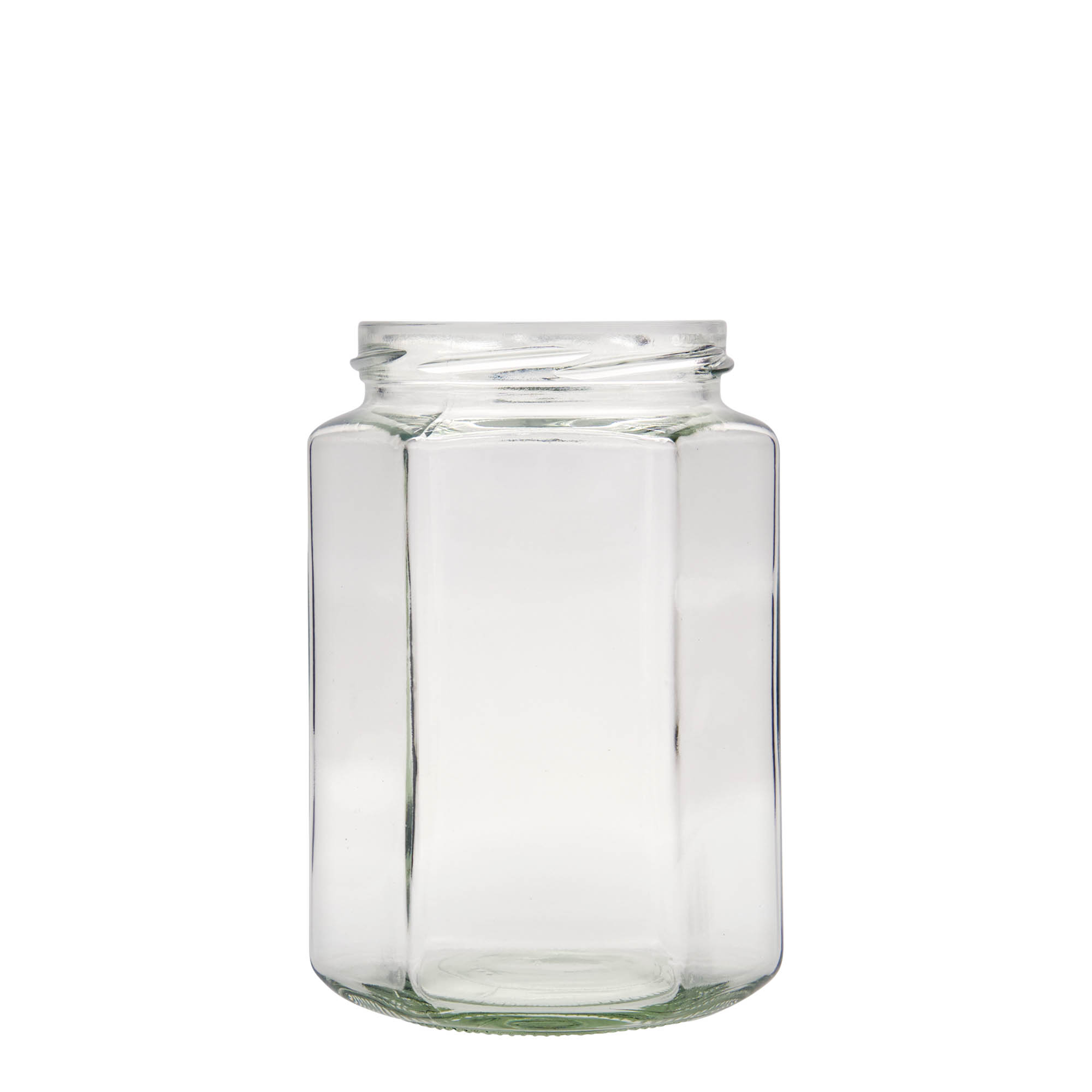 770 ml γυάλινο εξάγωνο δοχείο, στόμιο: Twist-Off (TO 82) 770 ml γυάλινο εξάγωνο δοχείο, στόμιο: Twist-Off (TO 82)