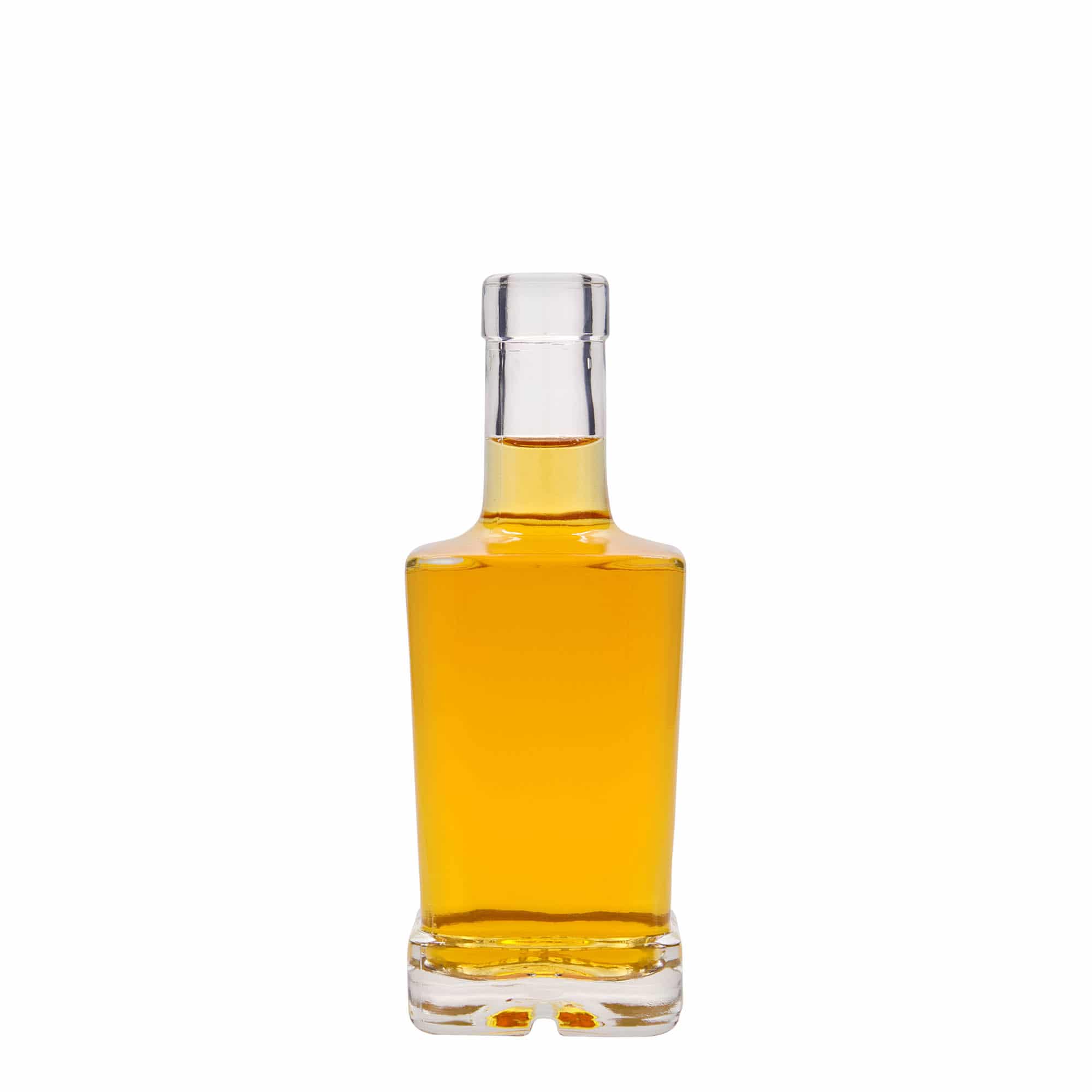 250 ml γυάλινο μπουκάλι 'Rene', τετράγωνο, στόμιο: φελλός