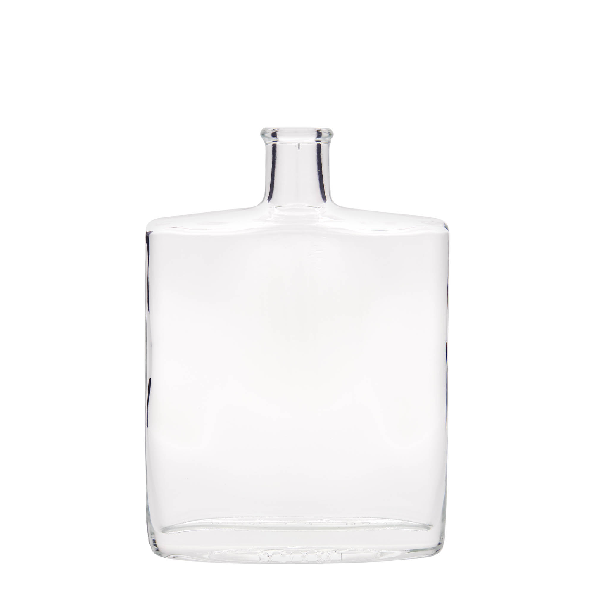 500 ml γυάλινο μπουκάλι 'Zorbas', οβάλ, στόμιο: φελλός
