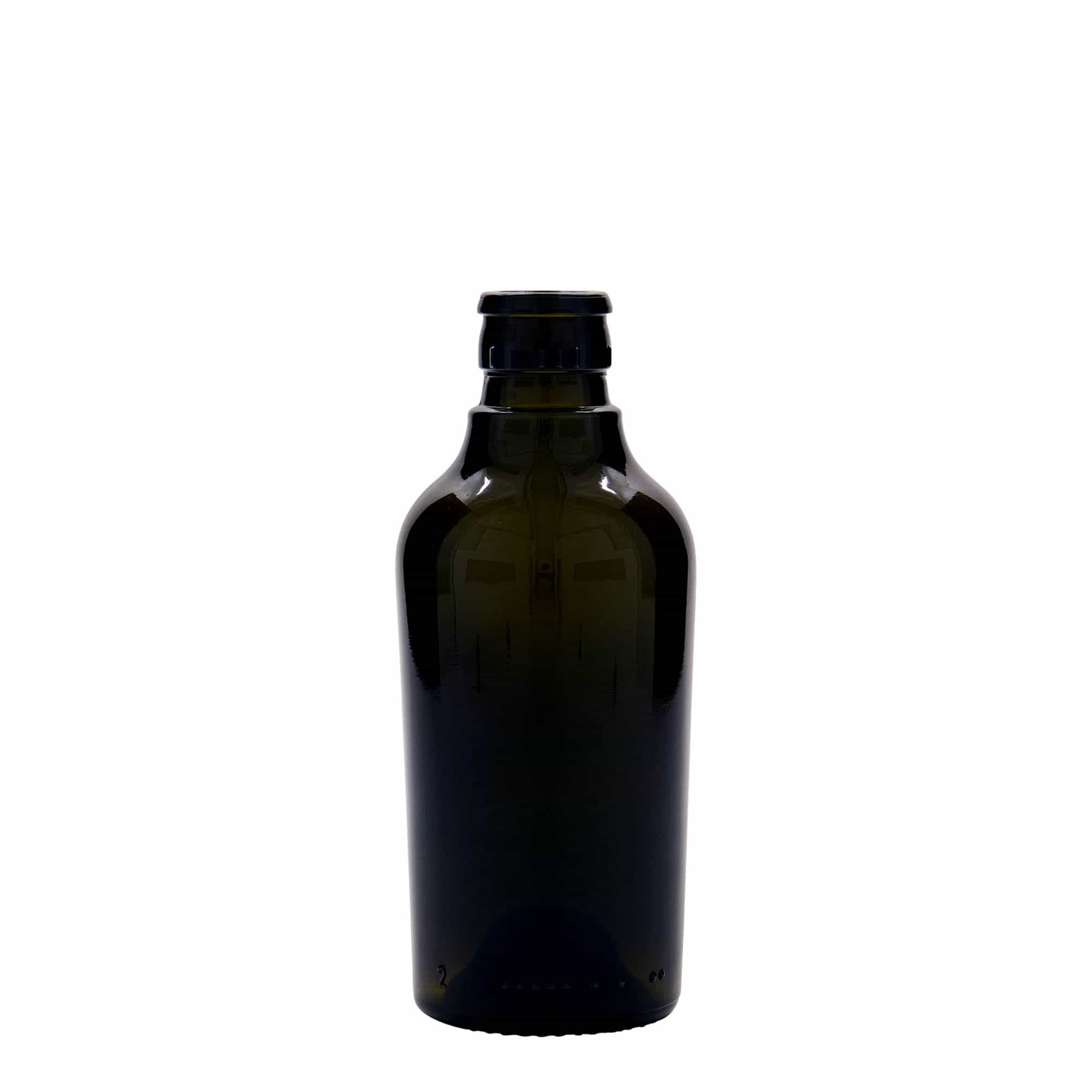 Μπουκάλι για ξίδι/λάδι 'Oleum' 250 ml, γυάλινο, πράσινο αντικέ, στόμιο: DOP
